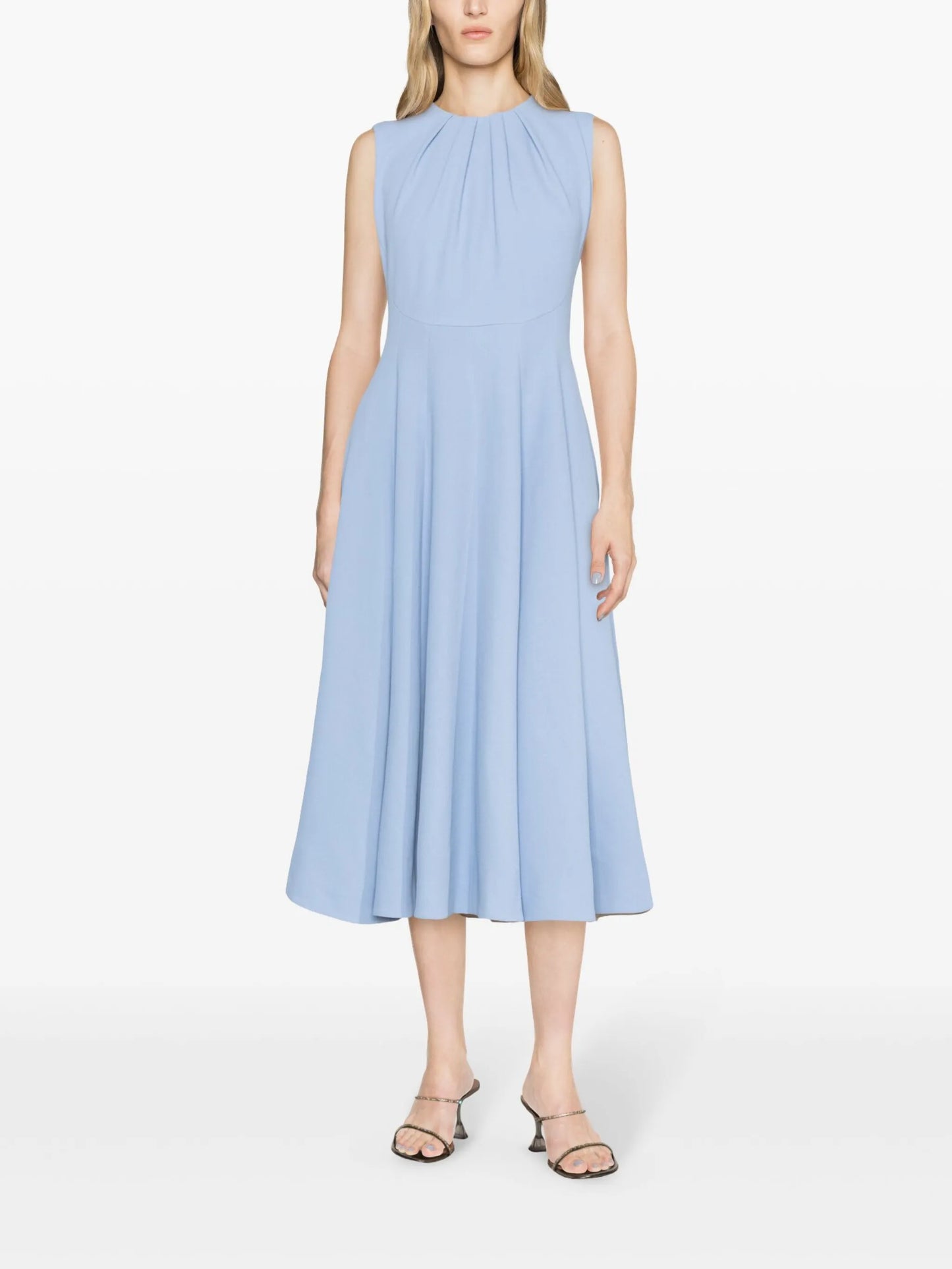 Marlen crepe midi dress