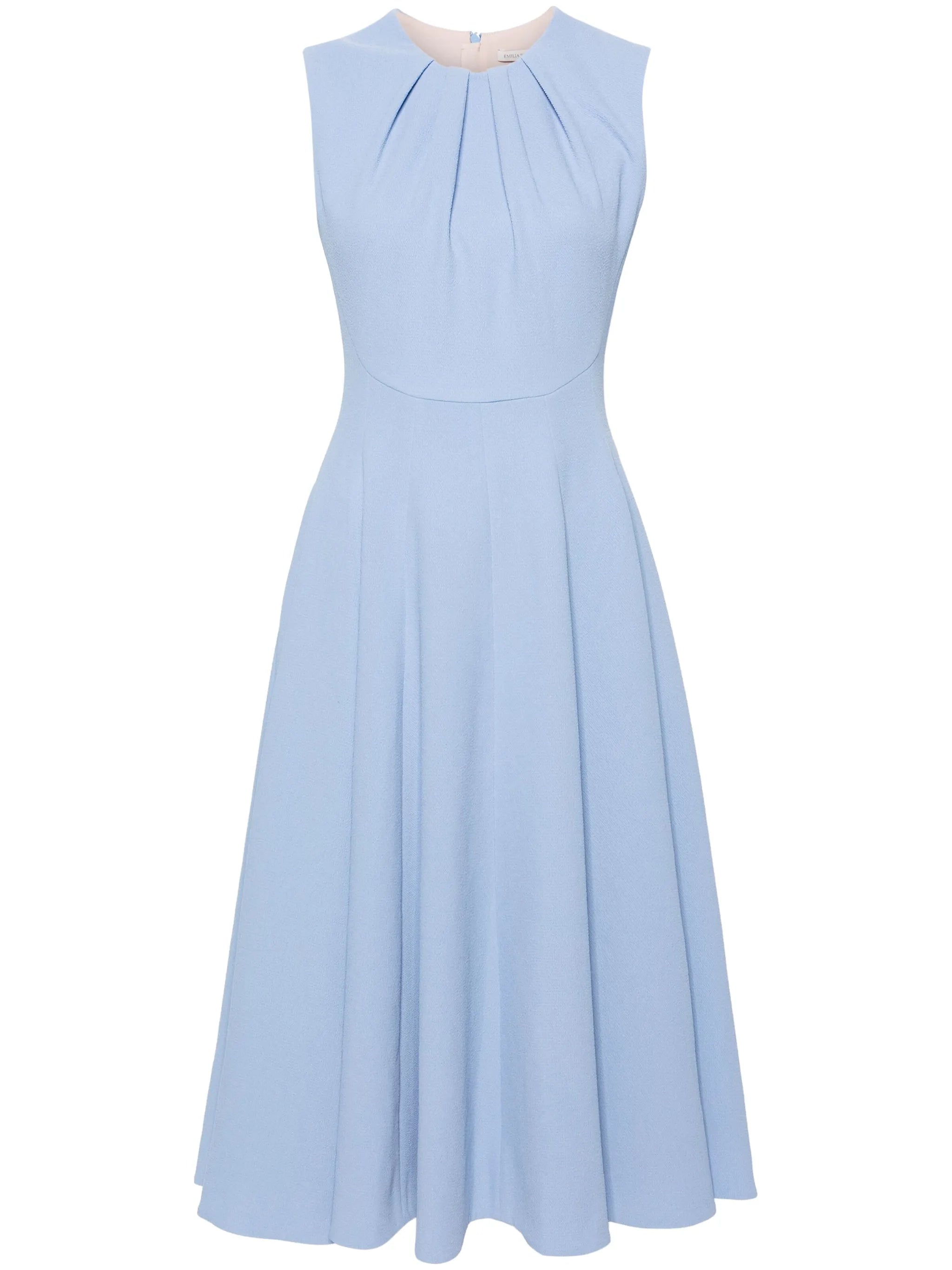 Marlen crepe midi dress