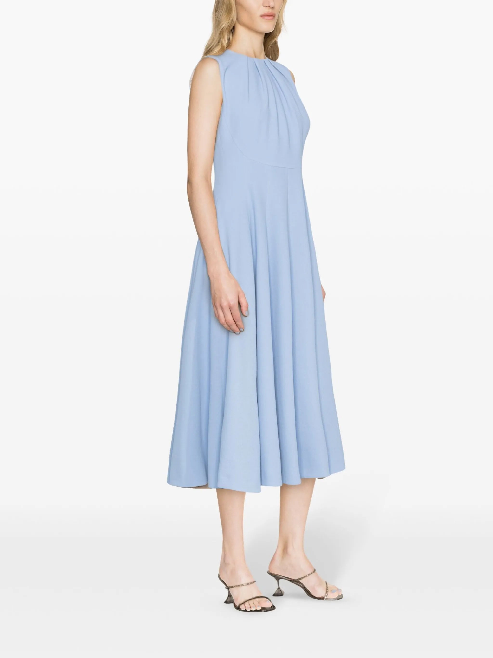 Marlen crepe midi dress