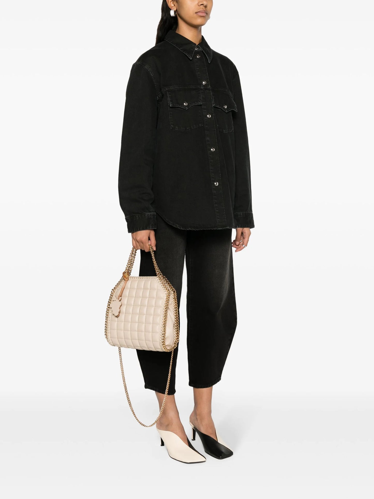 mini Falabella quilted tote bag
