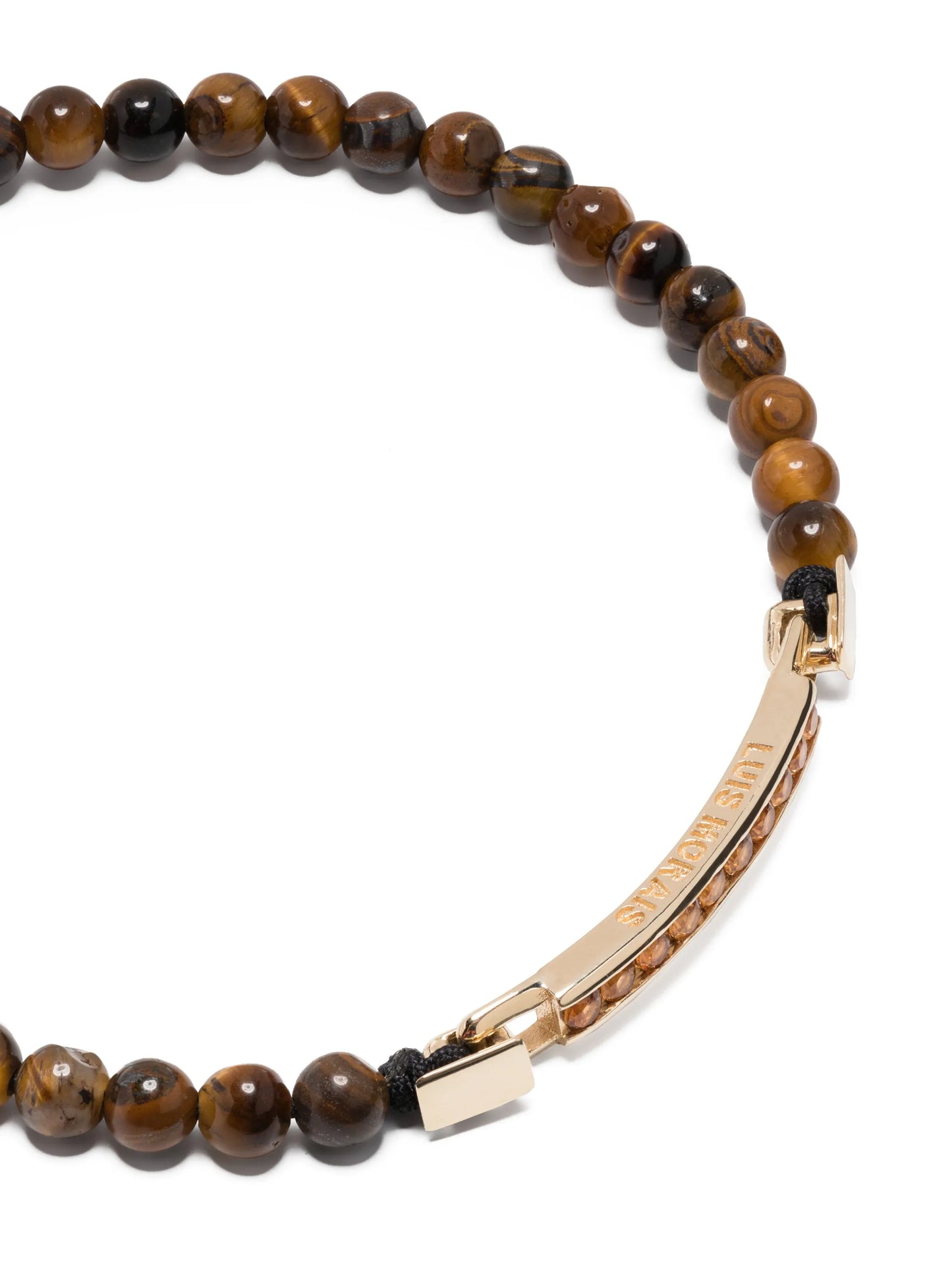 14kt yellow gold gemstone bead bracelet