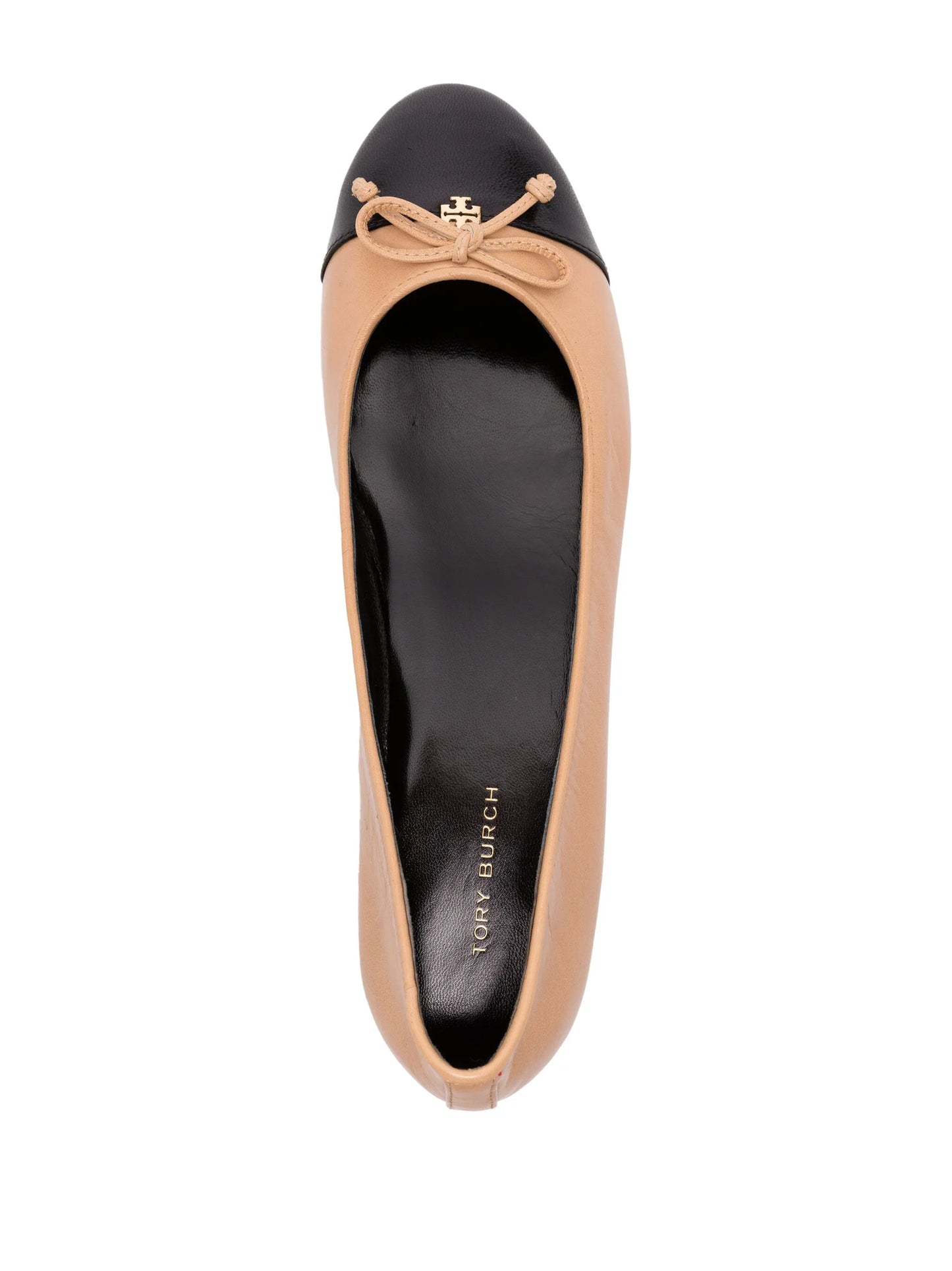 cap-toe ballerina shoes