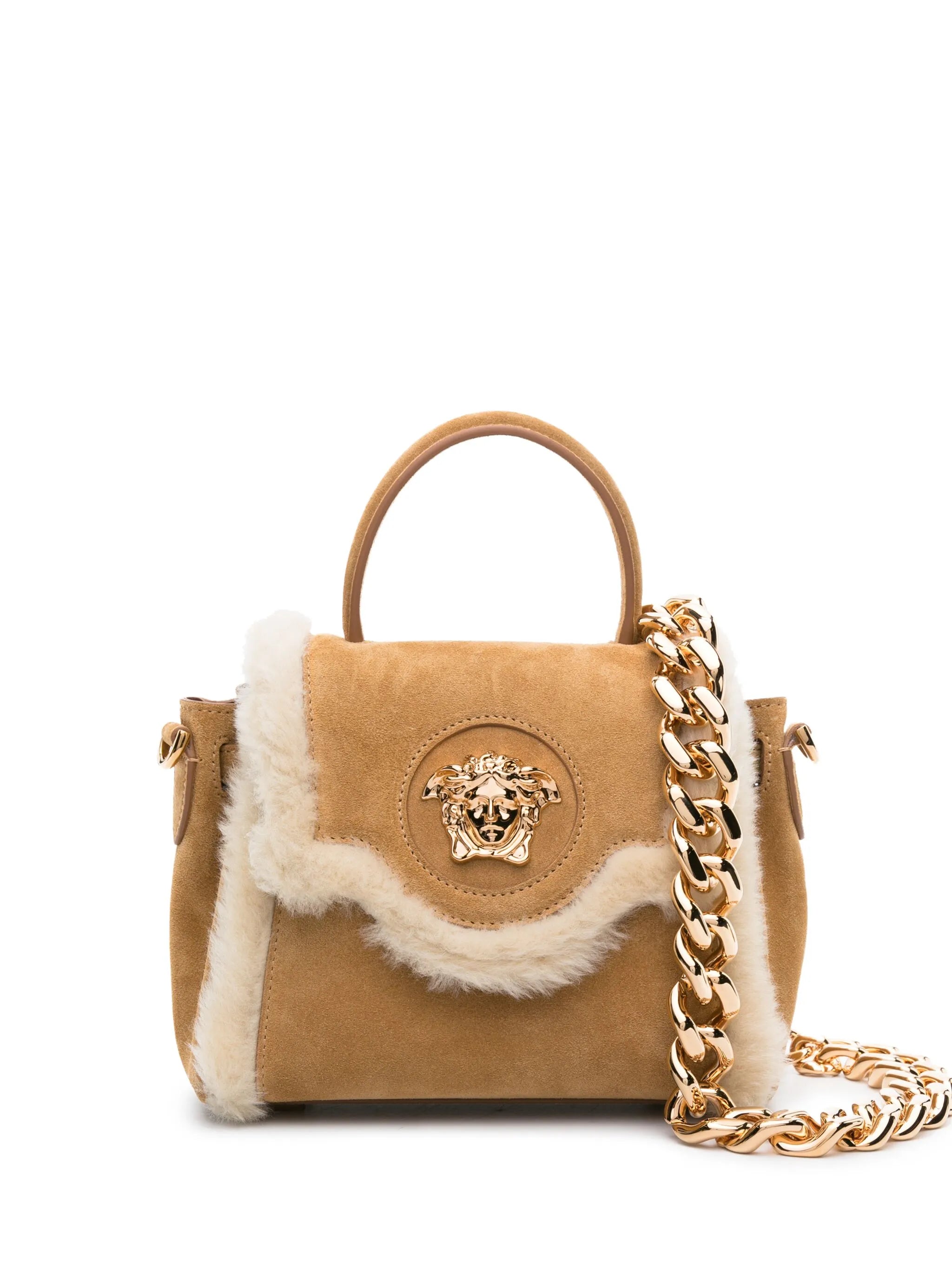 La Medusa suede tote bag