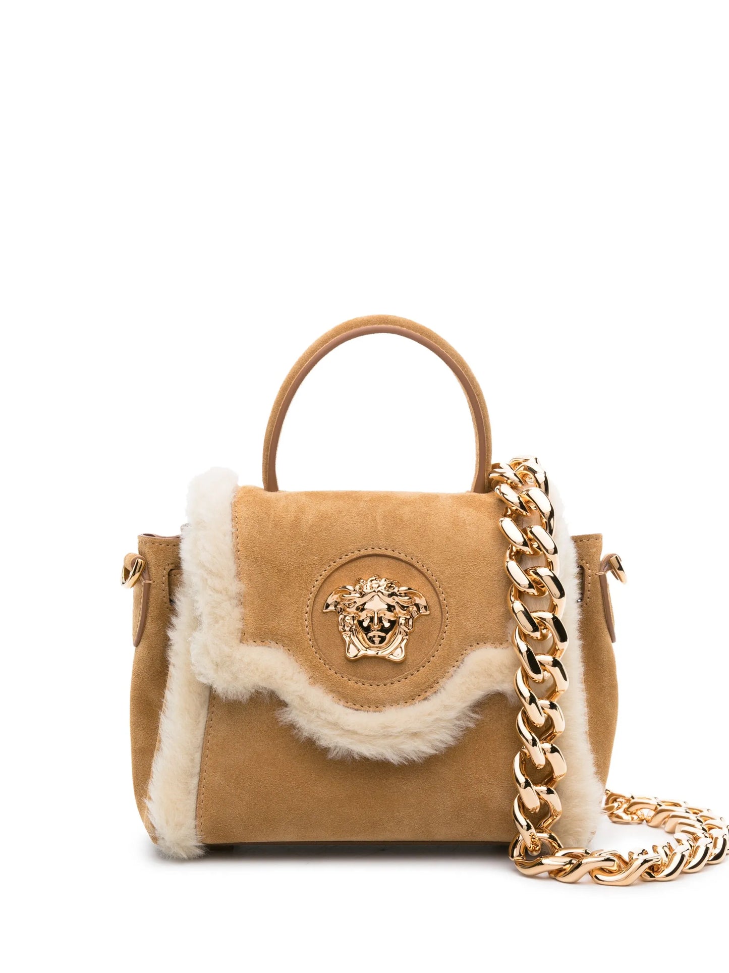 La Medusa suede tote bag