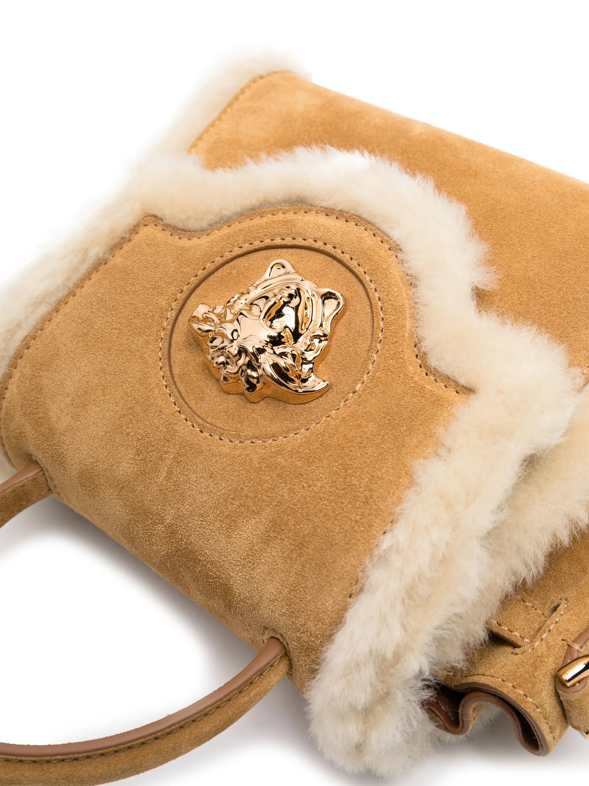La Medusa suede tote bag