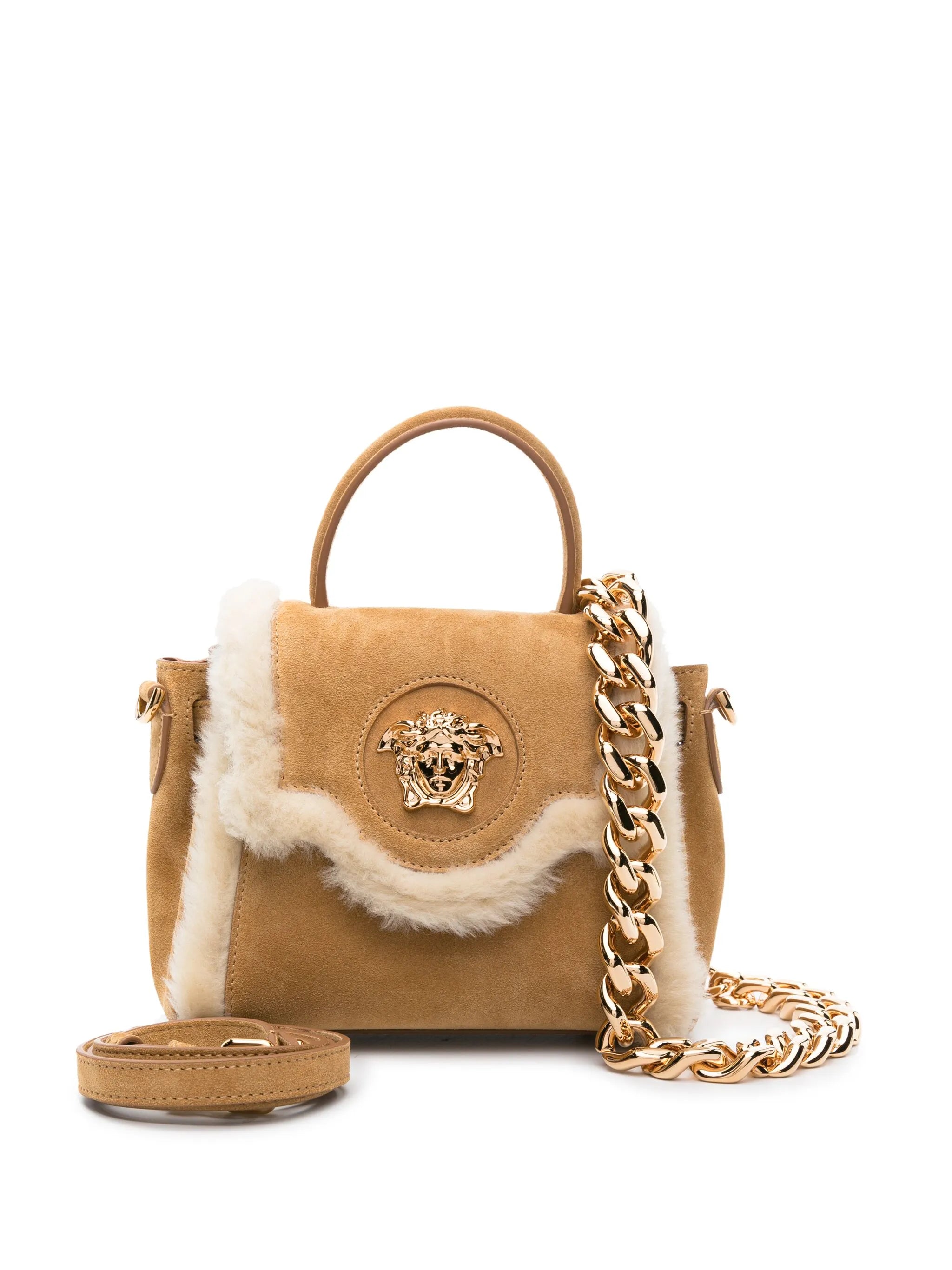 La Medusa suede tote bag