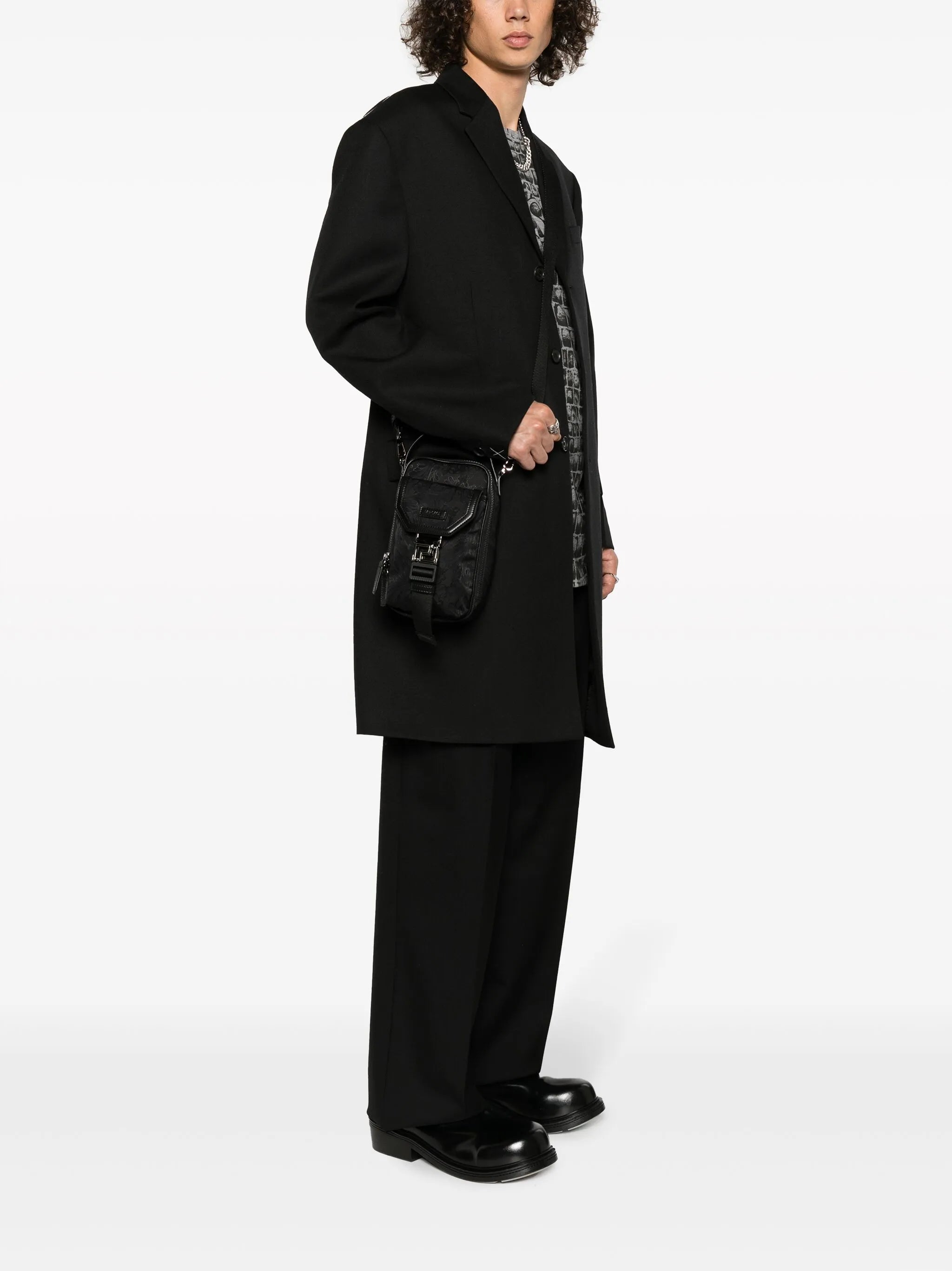 Barocco jacquard shoulder bag
