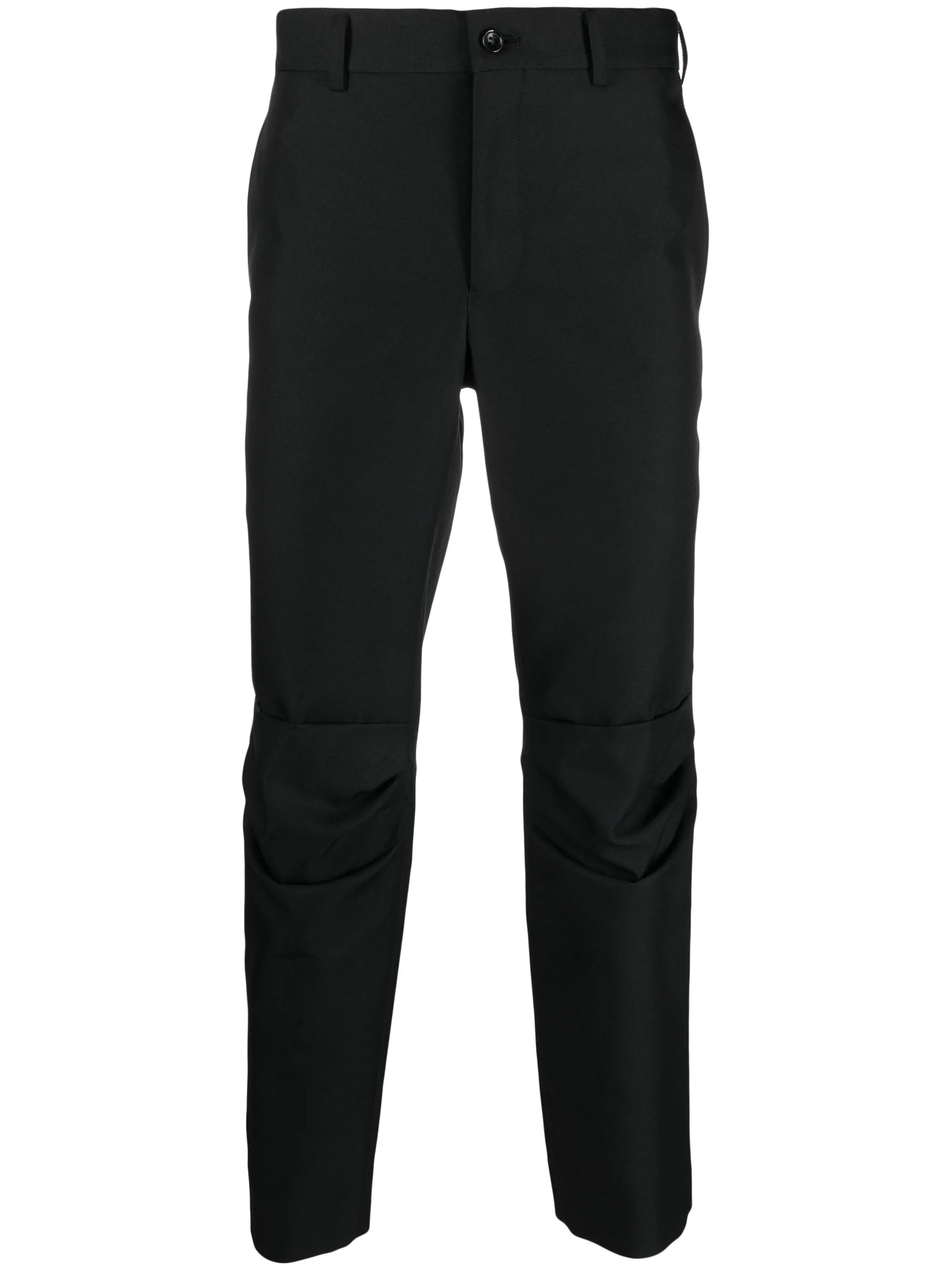mid-rise tapered trousers