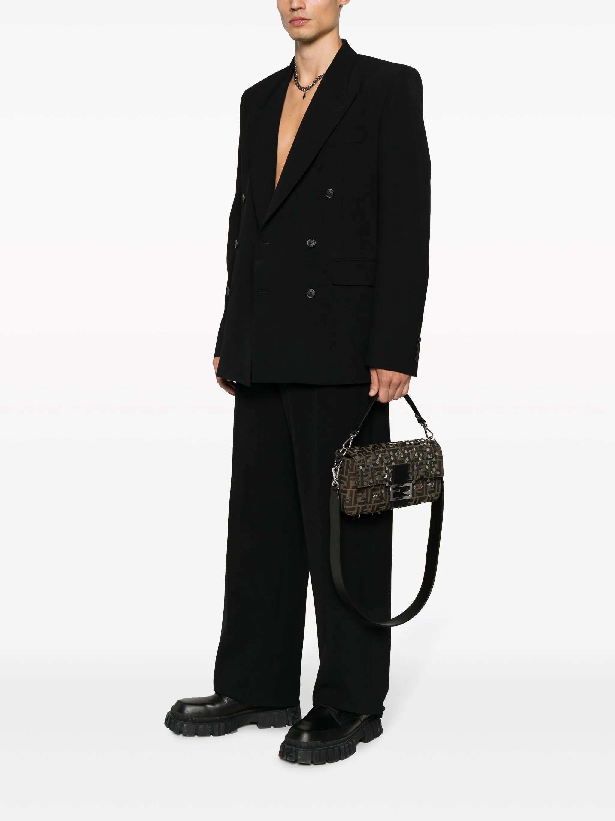 sequin-embellished tote bag