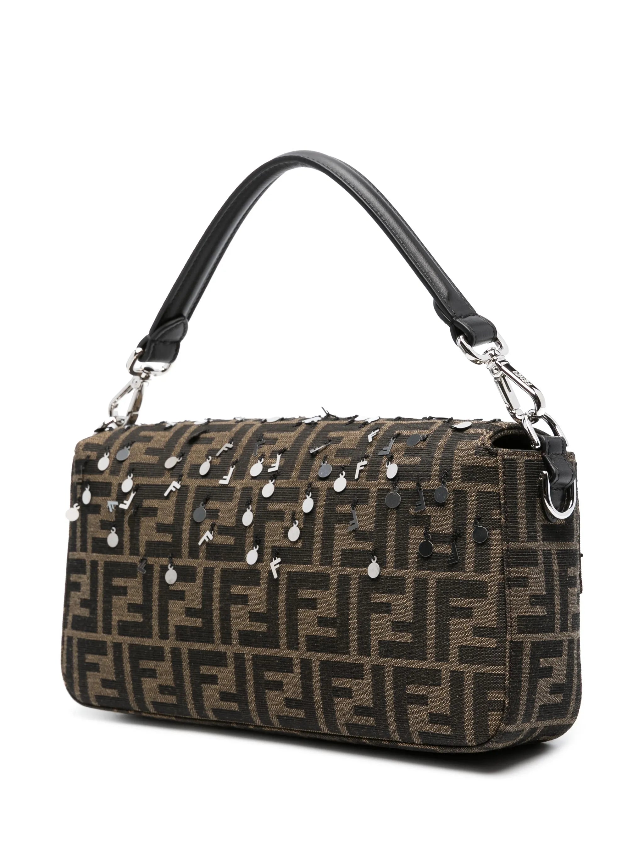 sequin-embellished tote bag