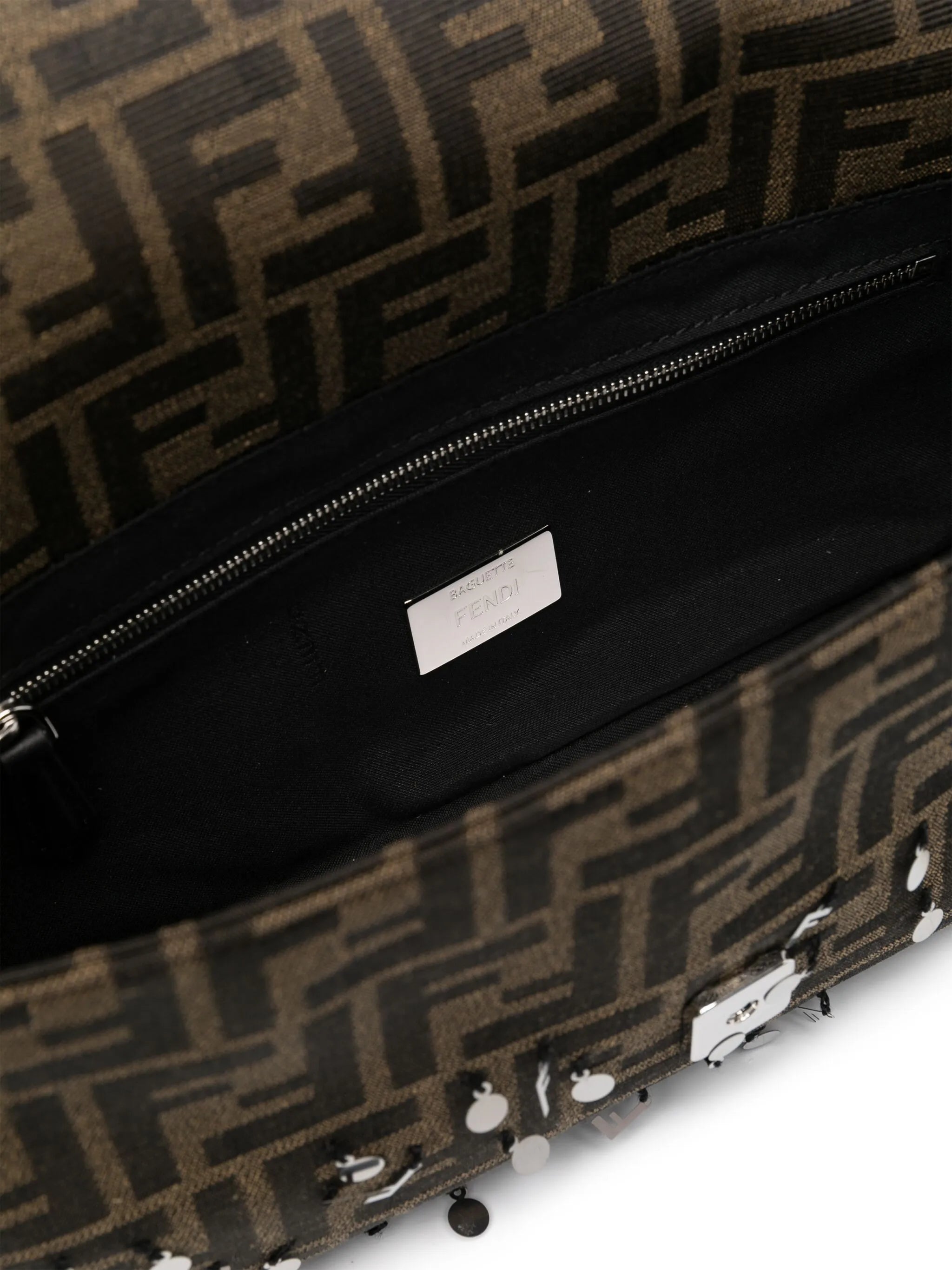 sequin-embellished tote bag