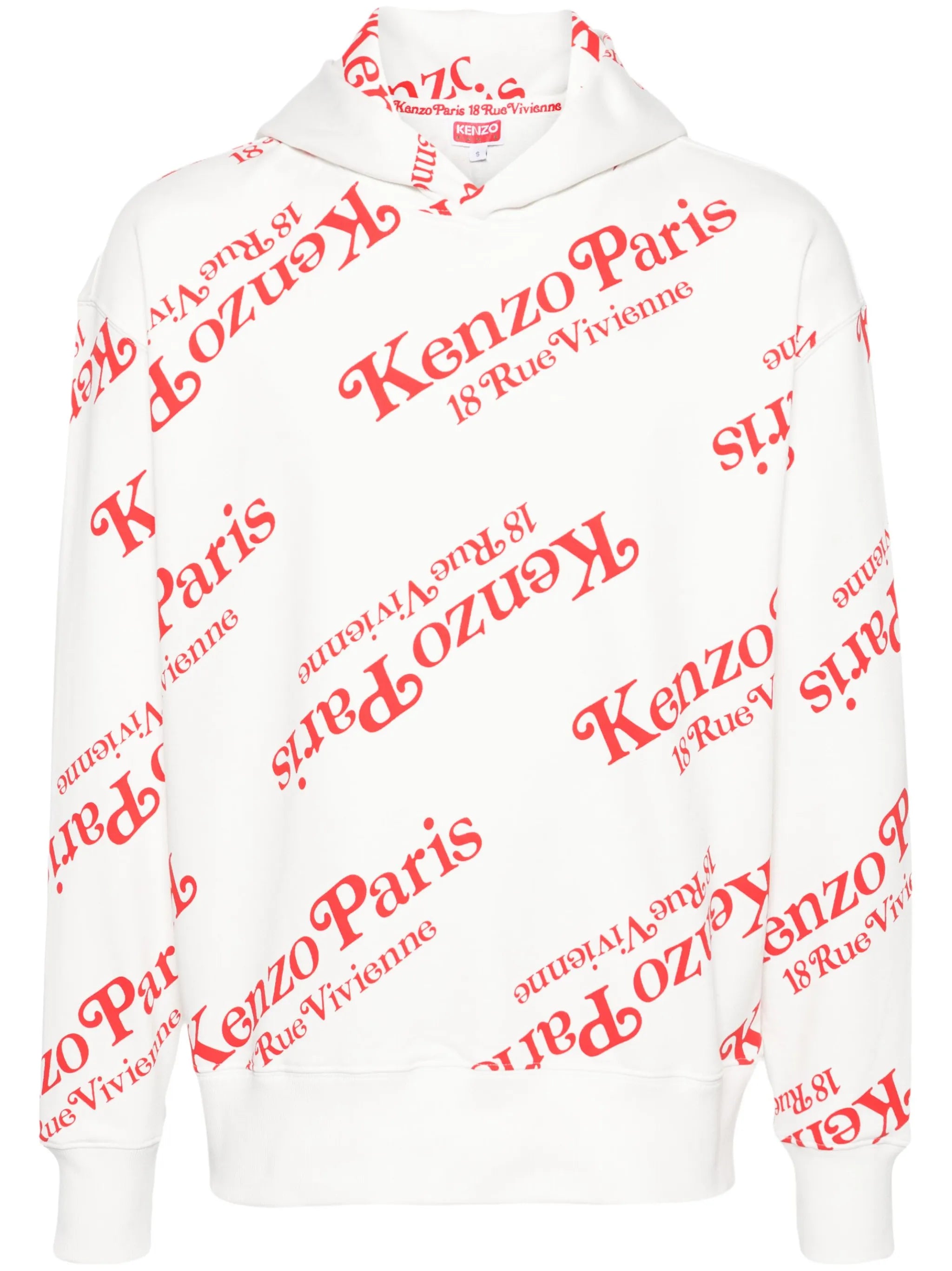 x Verdy monogram-pattern hoodie