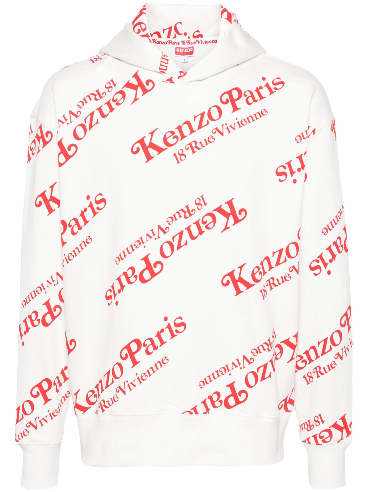 x Verdy monogram-pattern hoodie