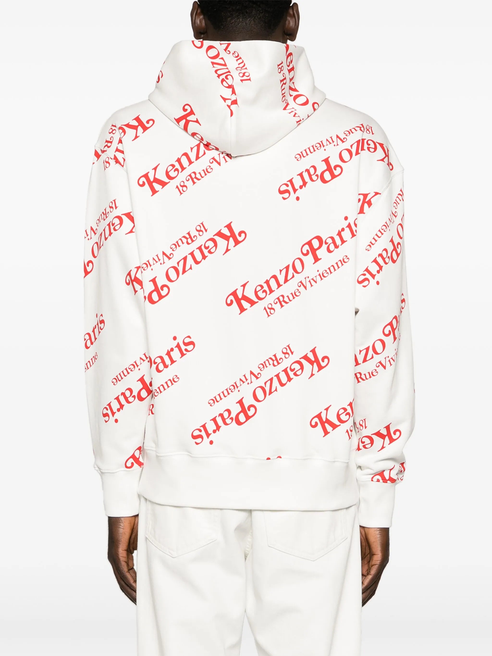 x Verdy monogram-pattern hoodie