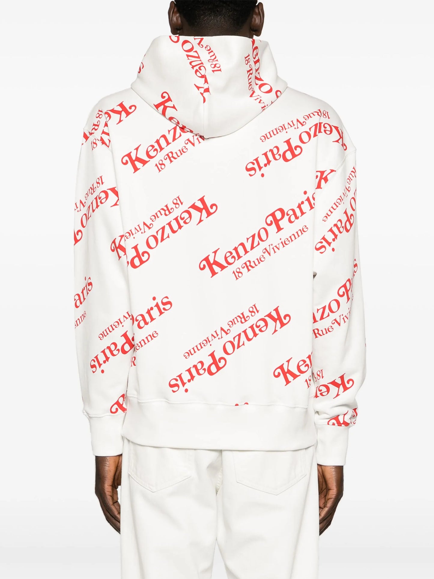 x Verdy monogram-pattern hoodie