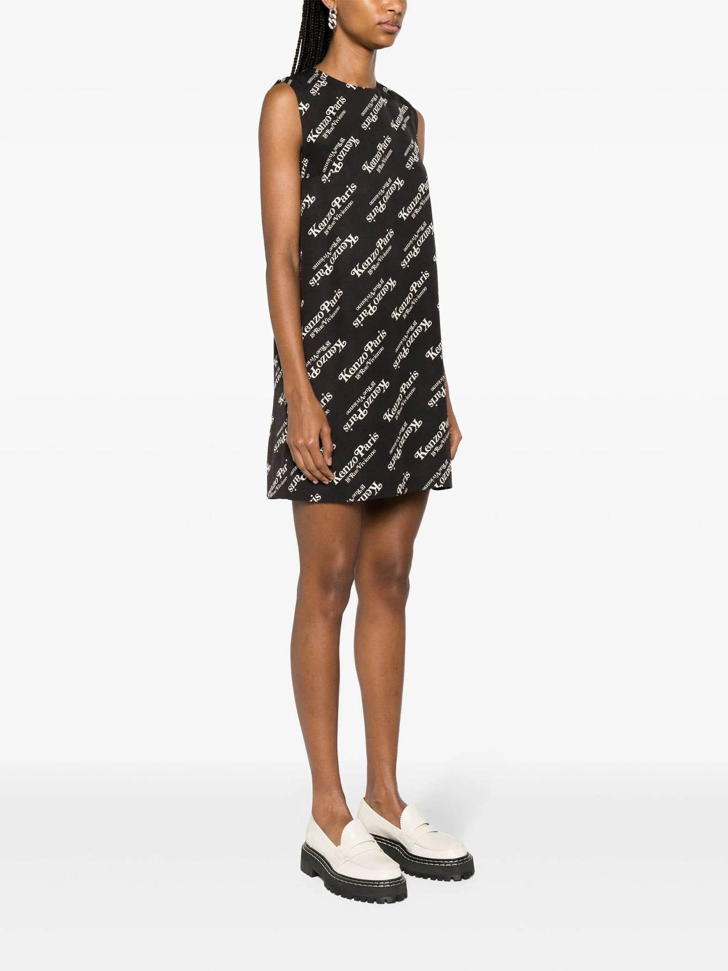 x Verdy monogram-pattern minidress