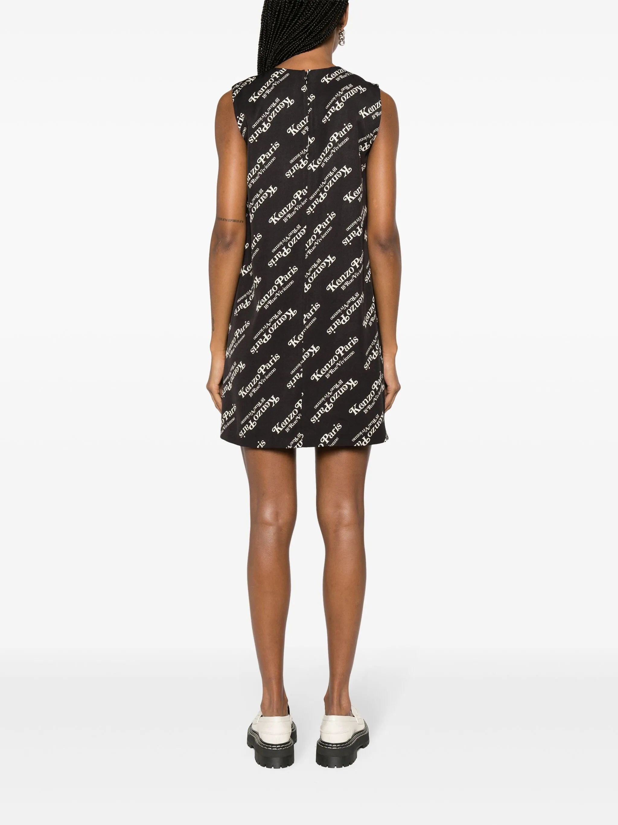 x Verdy monogram-pattern minidress
