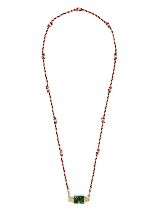 18kt yellow gold diamonds locket necklace