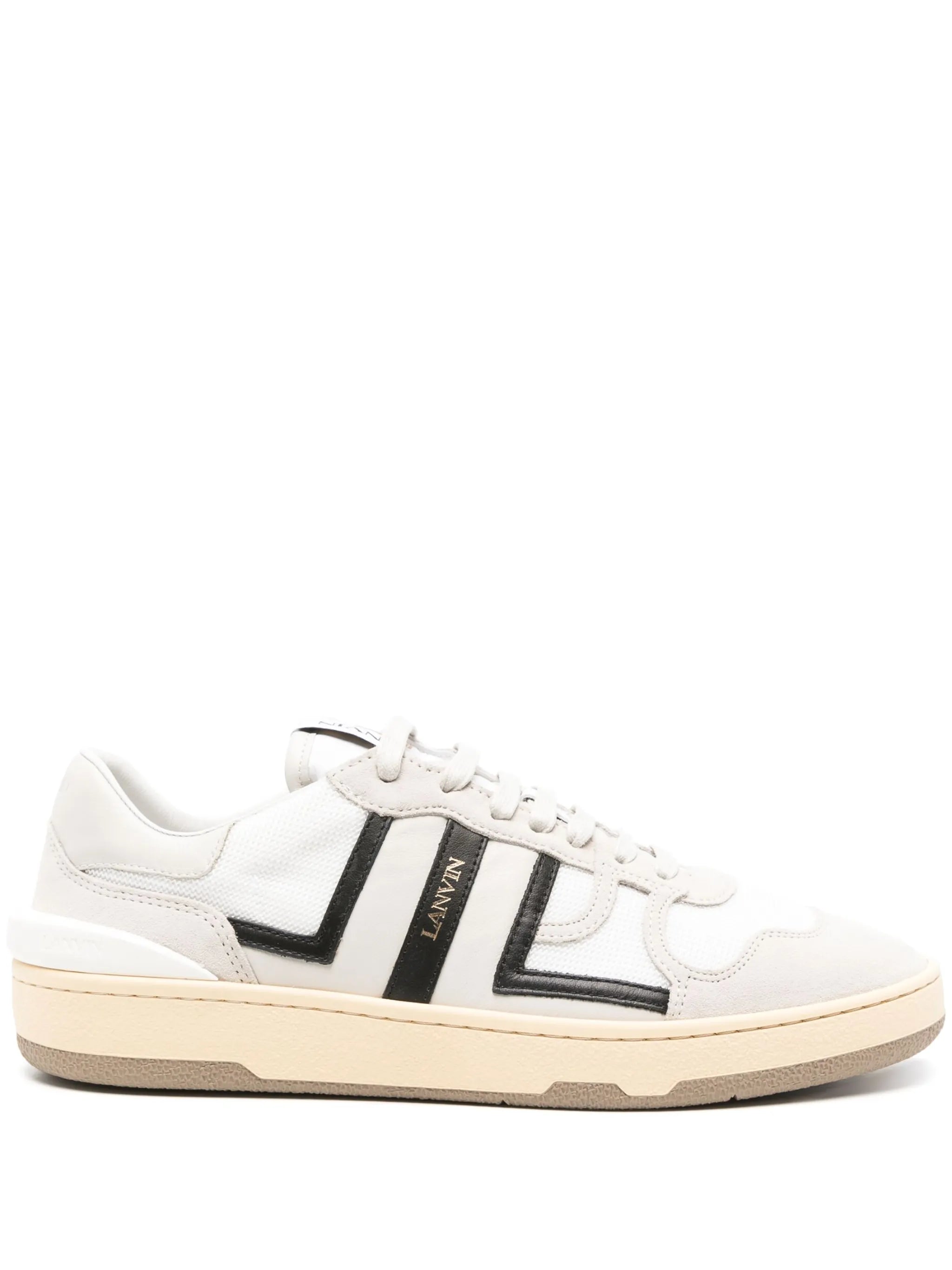 Clay panelled sneakers