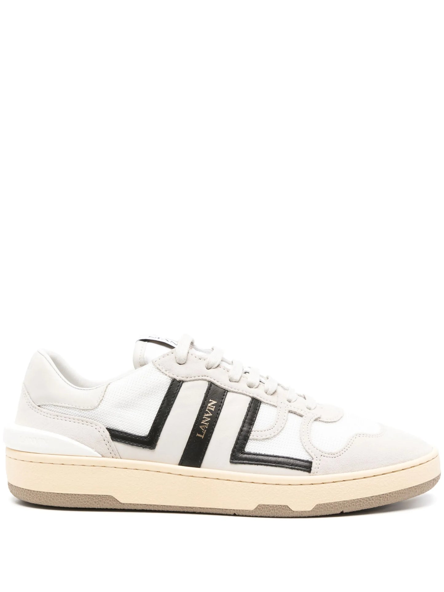Clay panelled sneakers