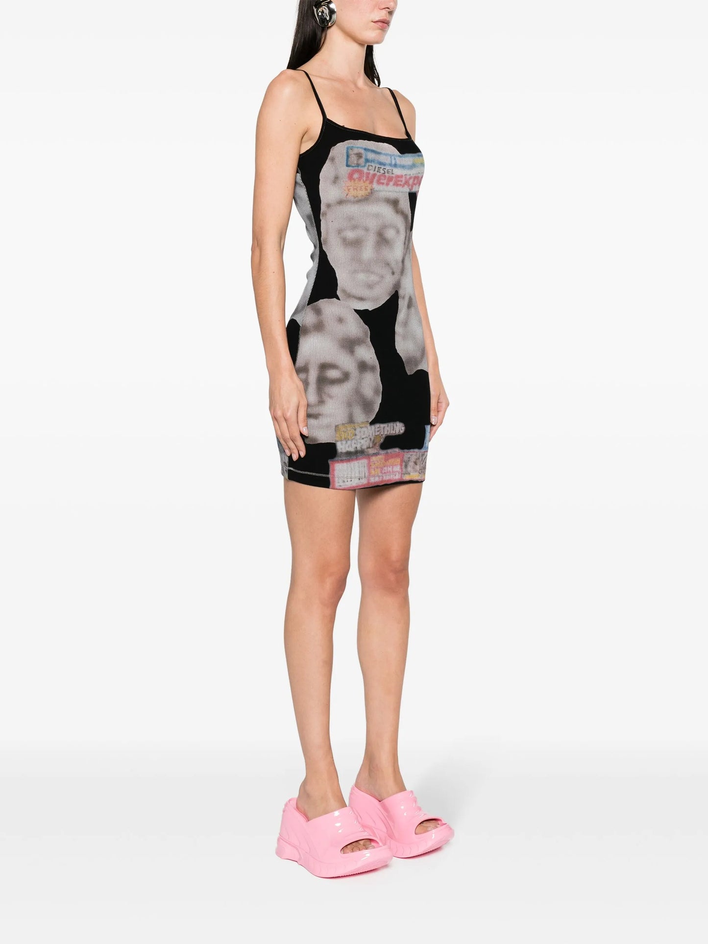 D-Hopy-N1 sleeveless minidress