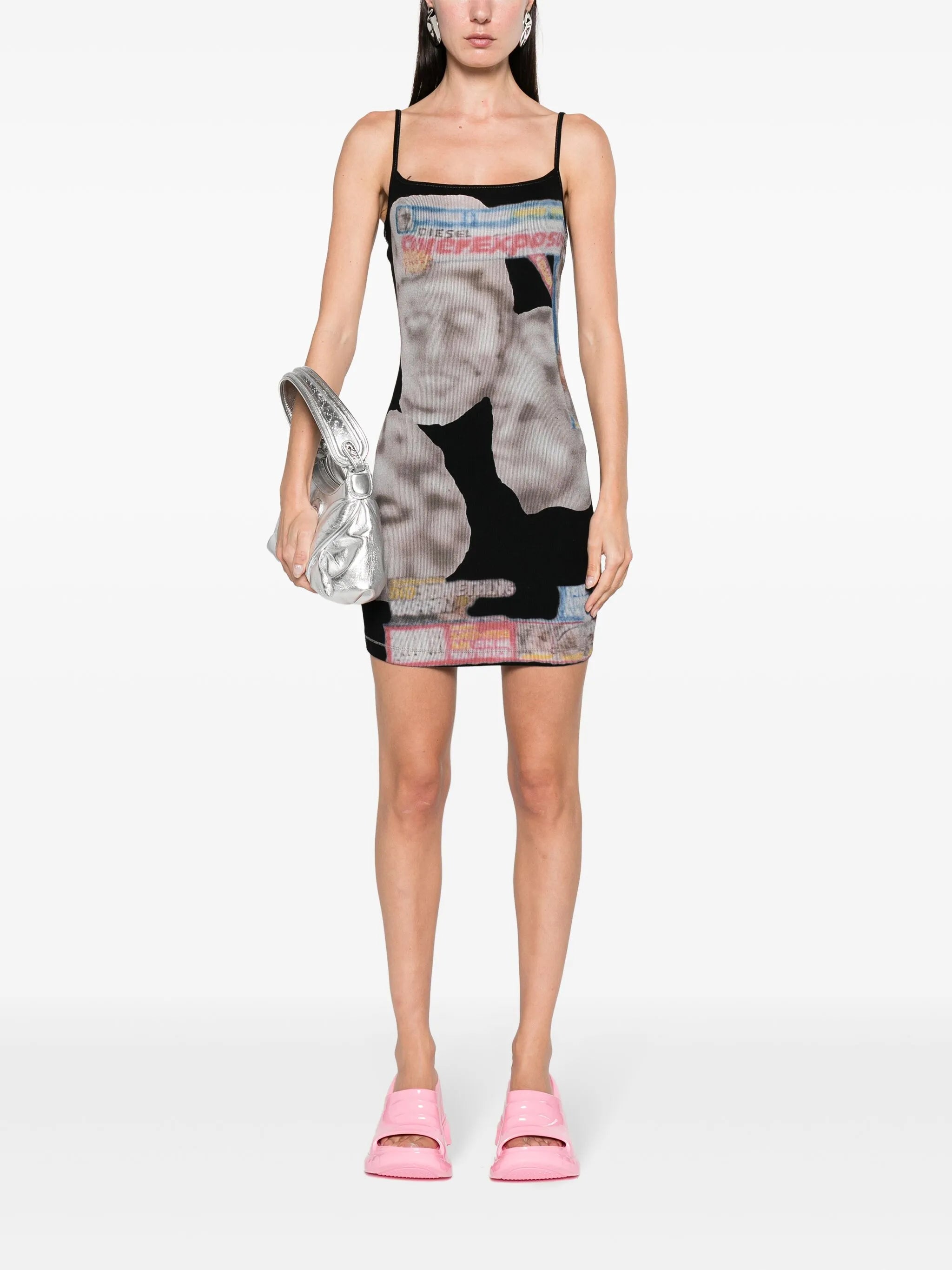 D-Hopy-N1 sleeveless minidress