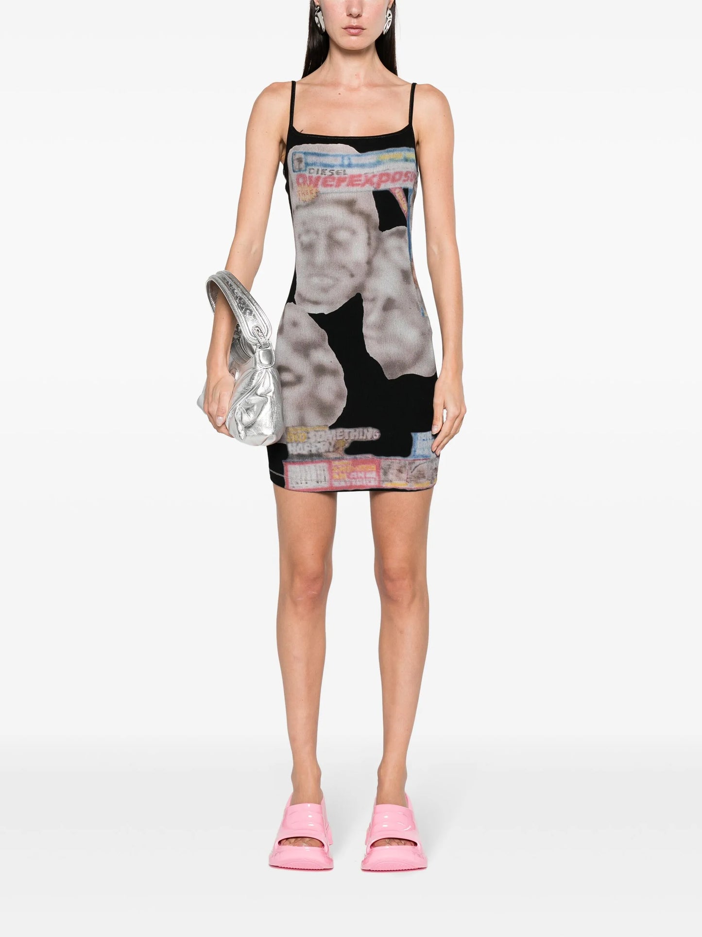 D-Hopy-N1 sleeveless minidress
