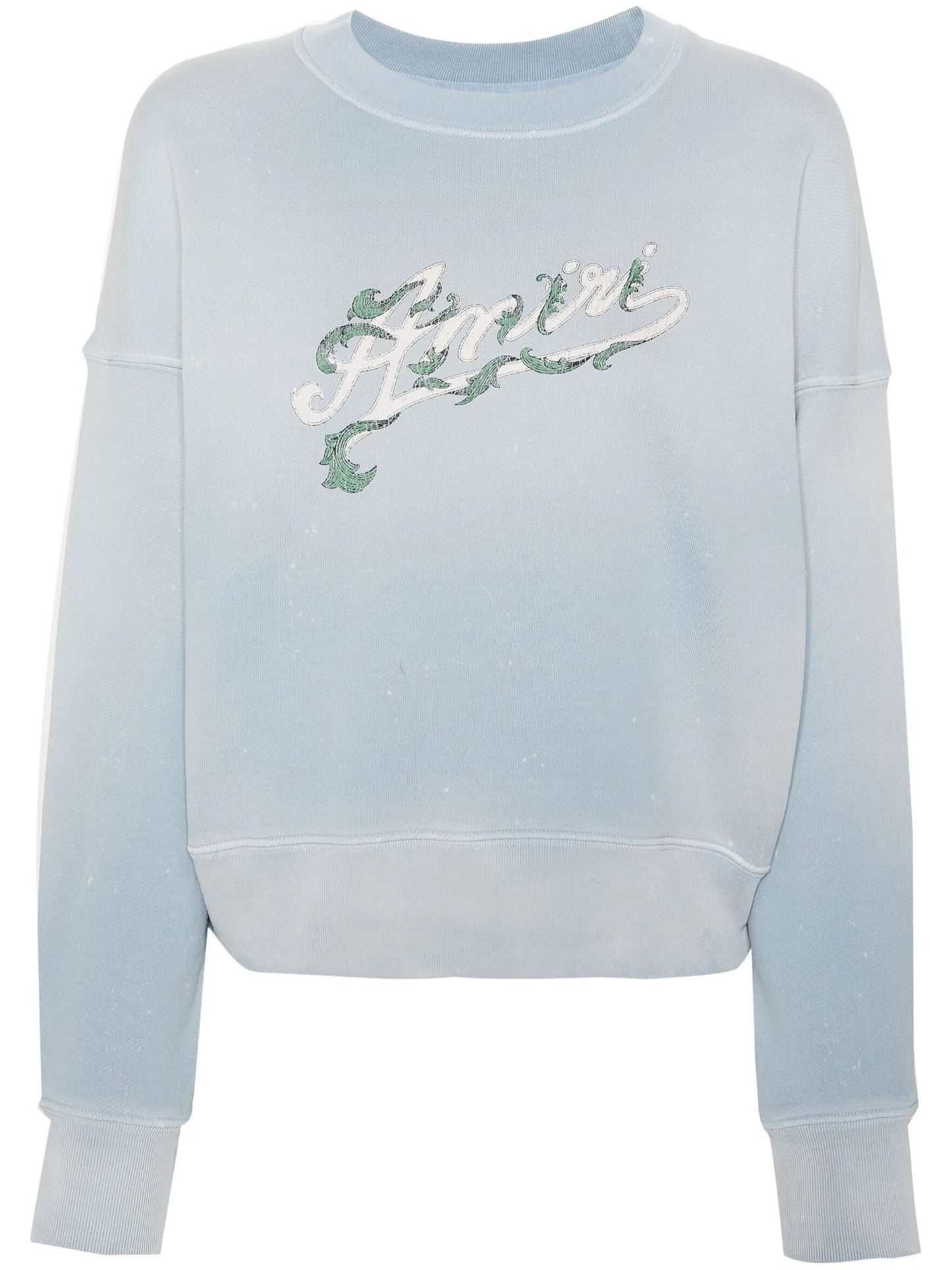 Filigree cropped sweatshirt