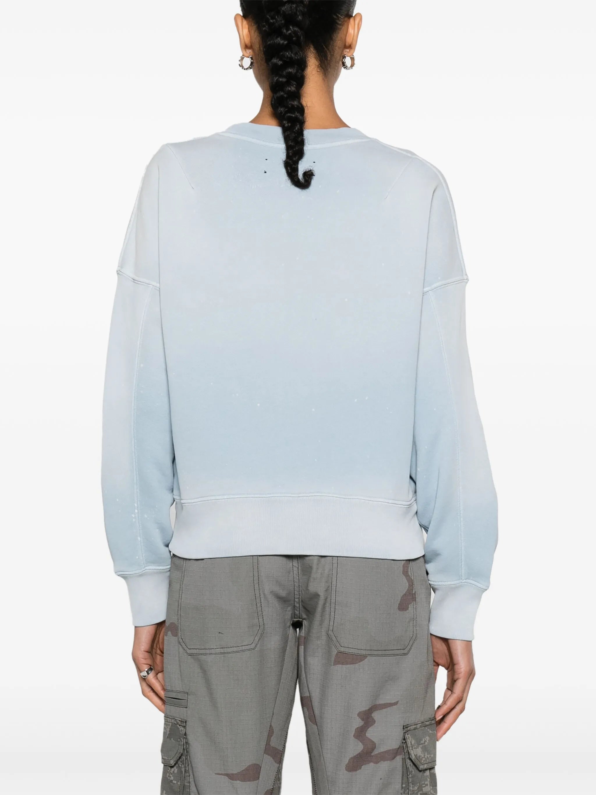 Filigree cropped sweatshirt