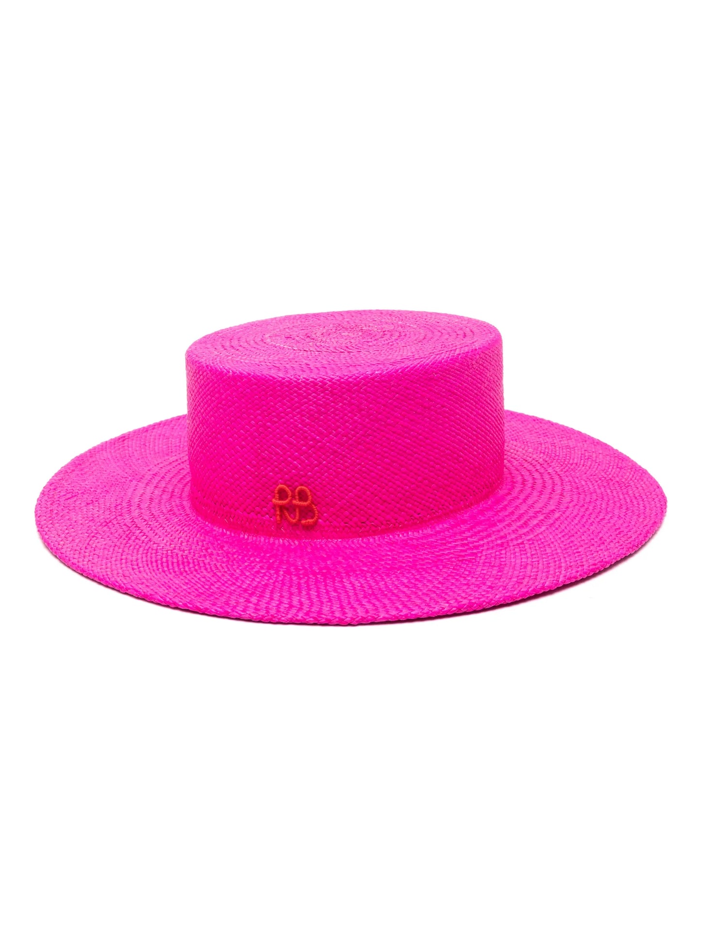 beaded-chains straw boater hat
