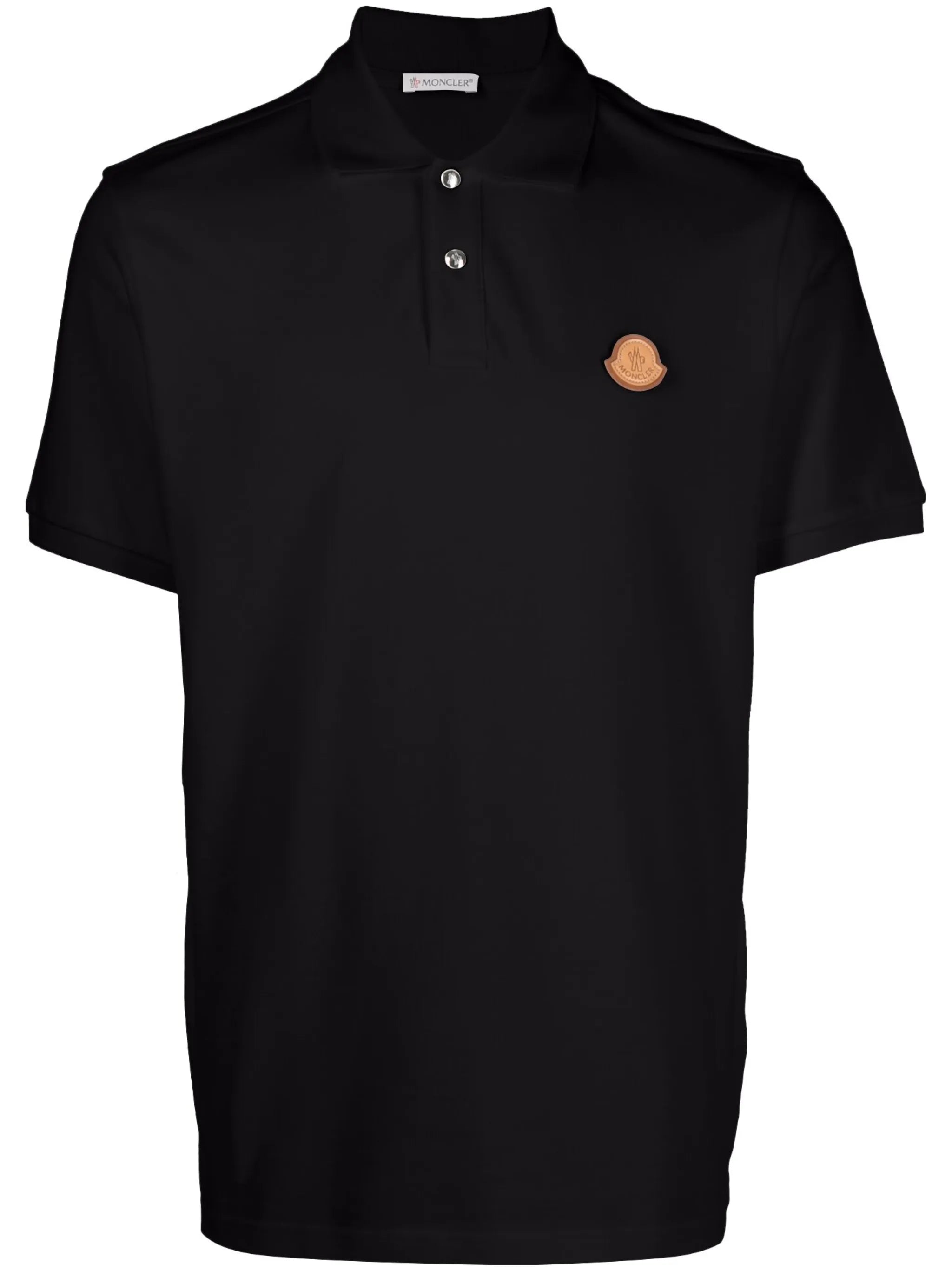 logo-patch cotton polo shirt