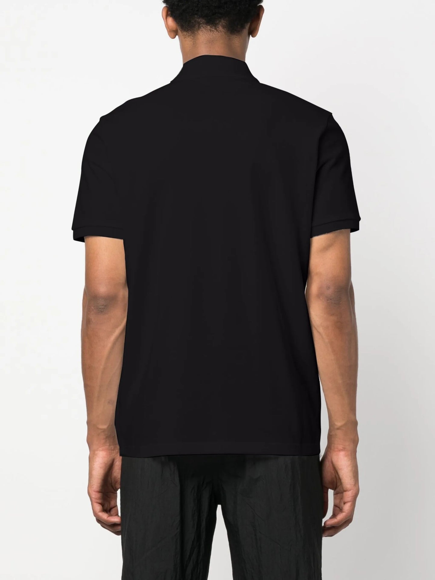 logo-patch cotton polo shirt