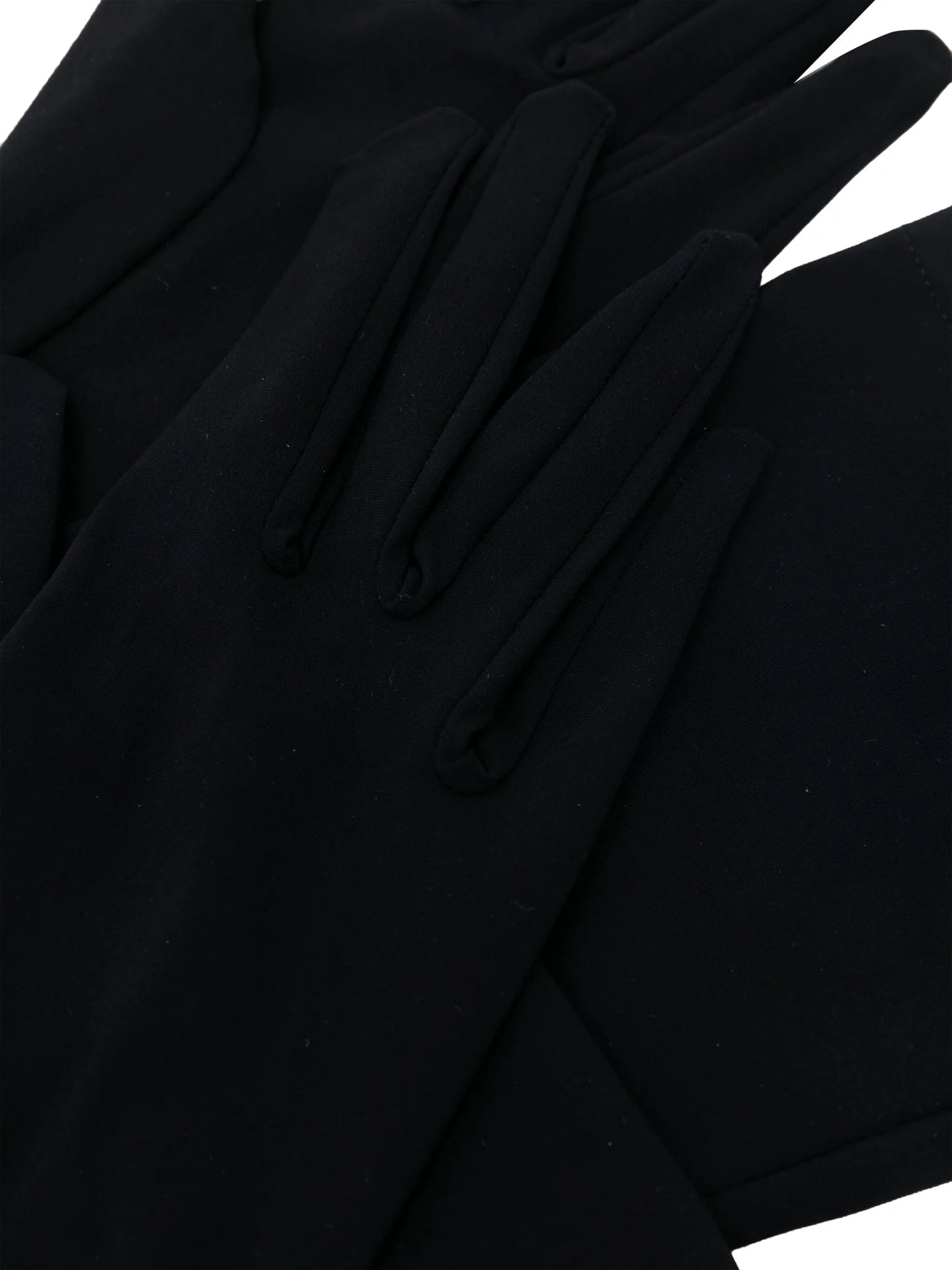 long stretch-jersey sleeves