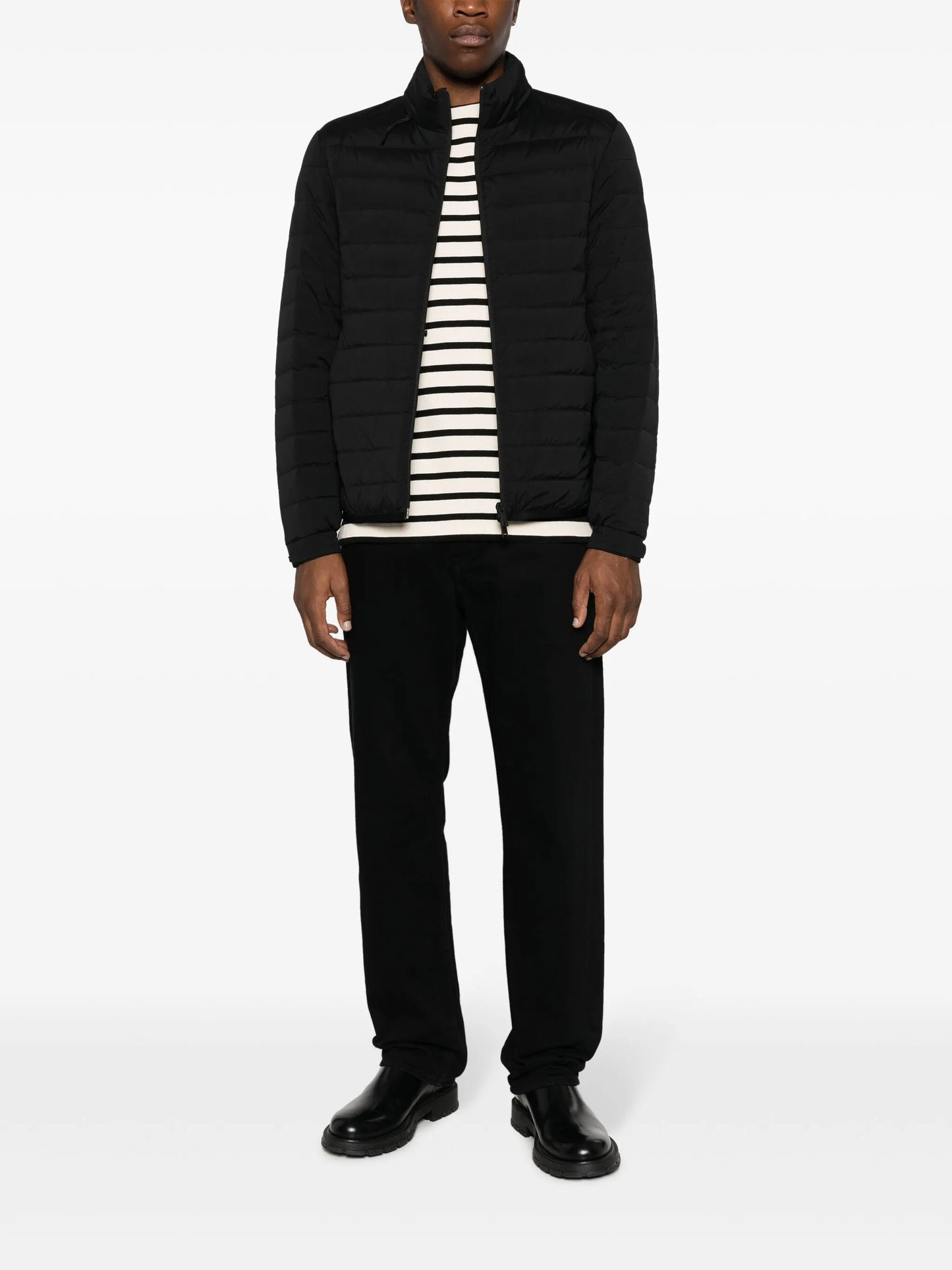 funnel-neck padded jacket
