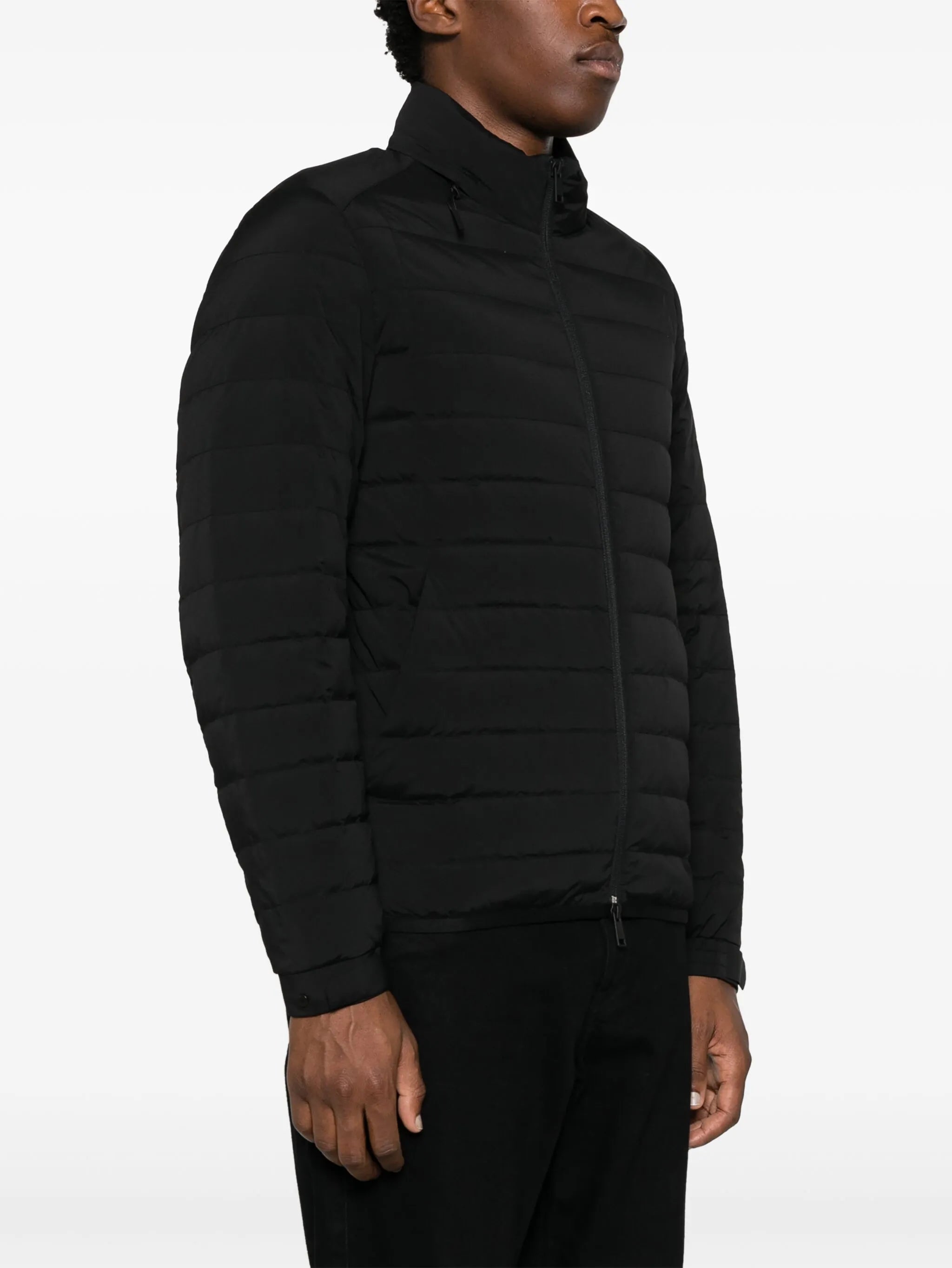 funnel-neck padded jacket
