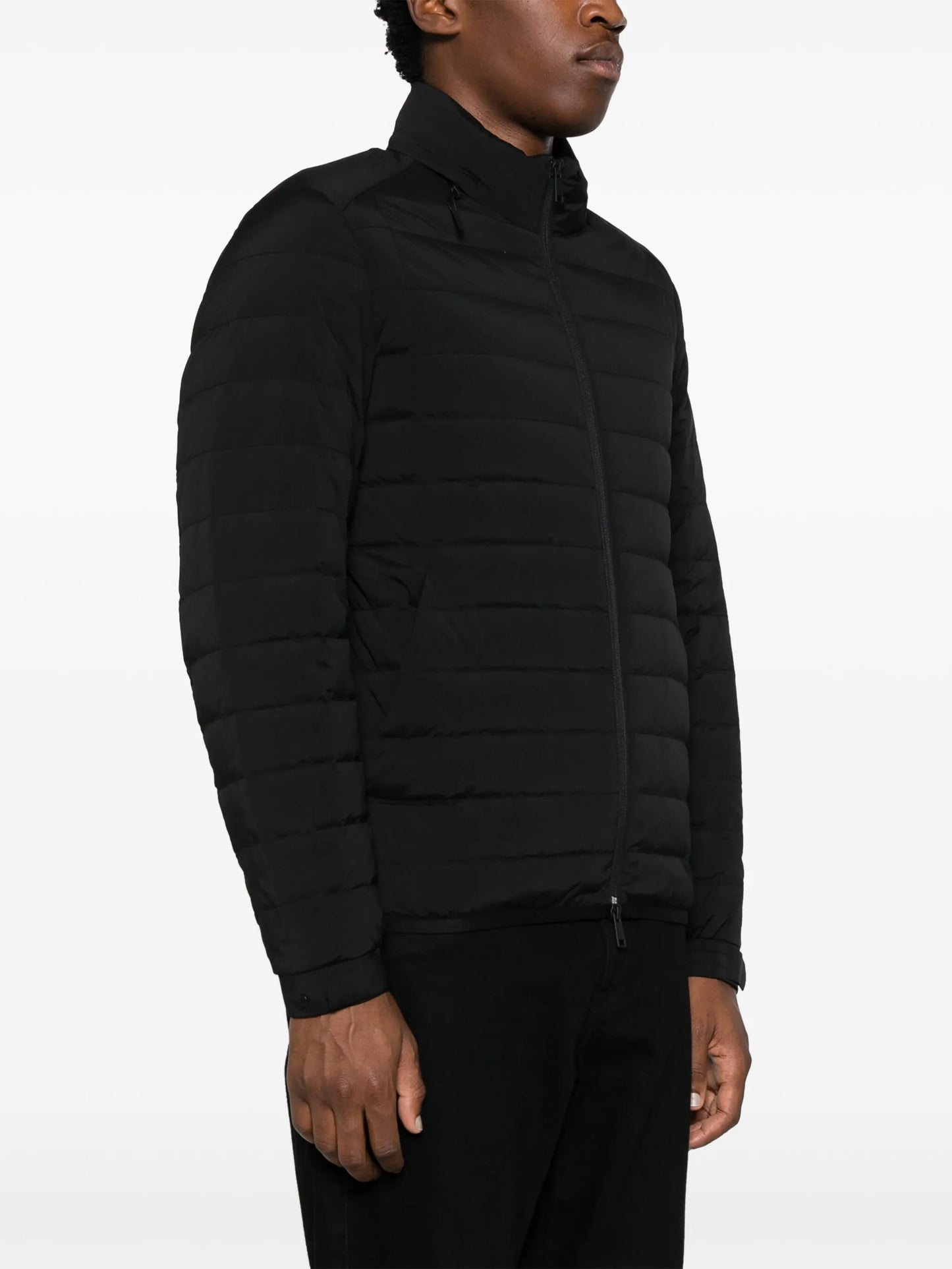 funnel-neck padded jacket