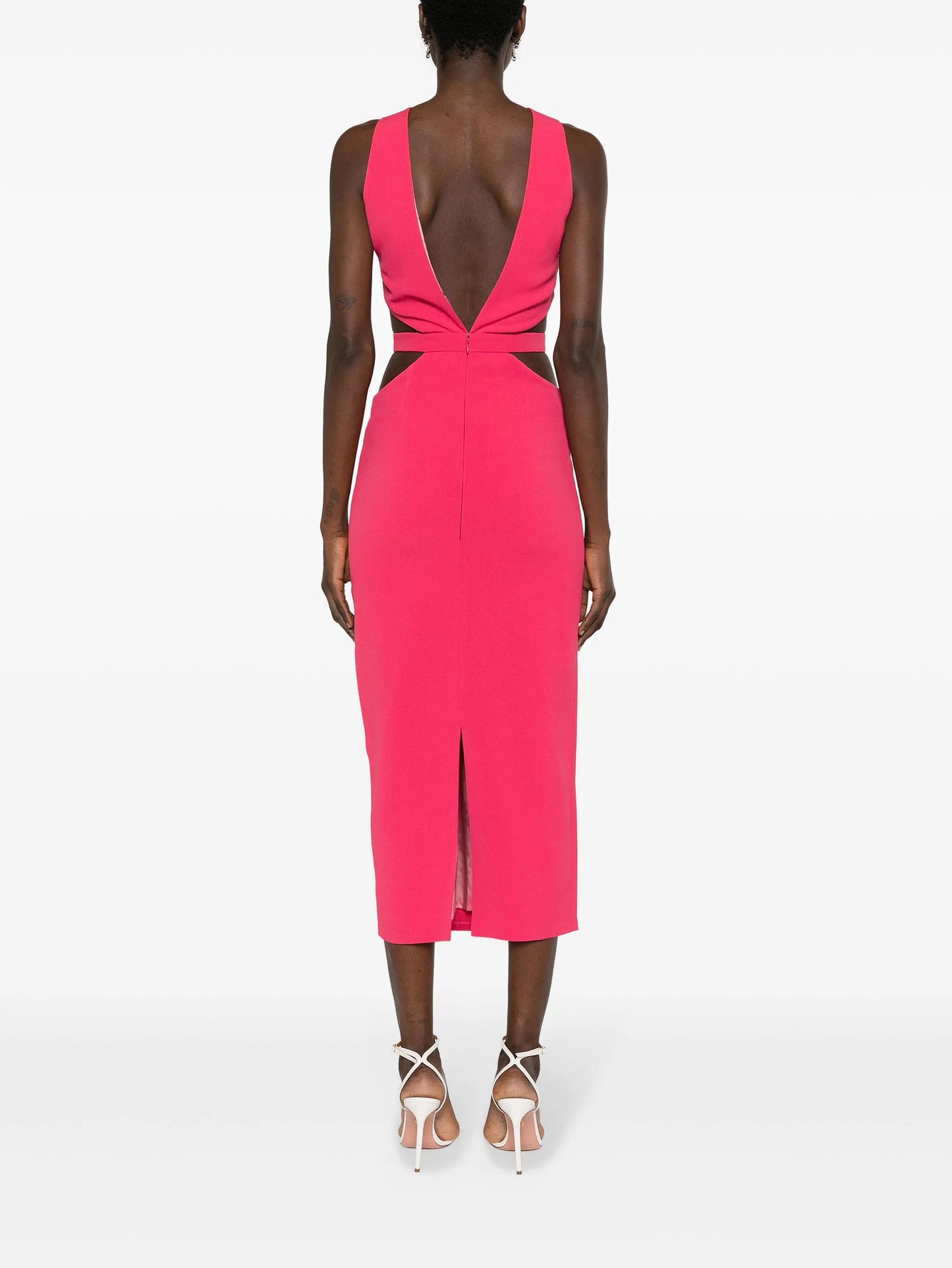 Jerry crepe midi dress