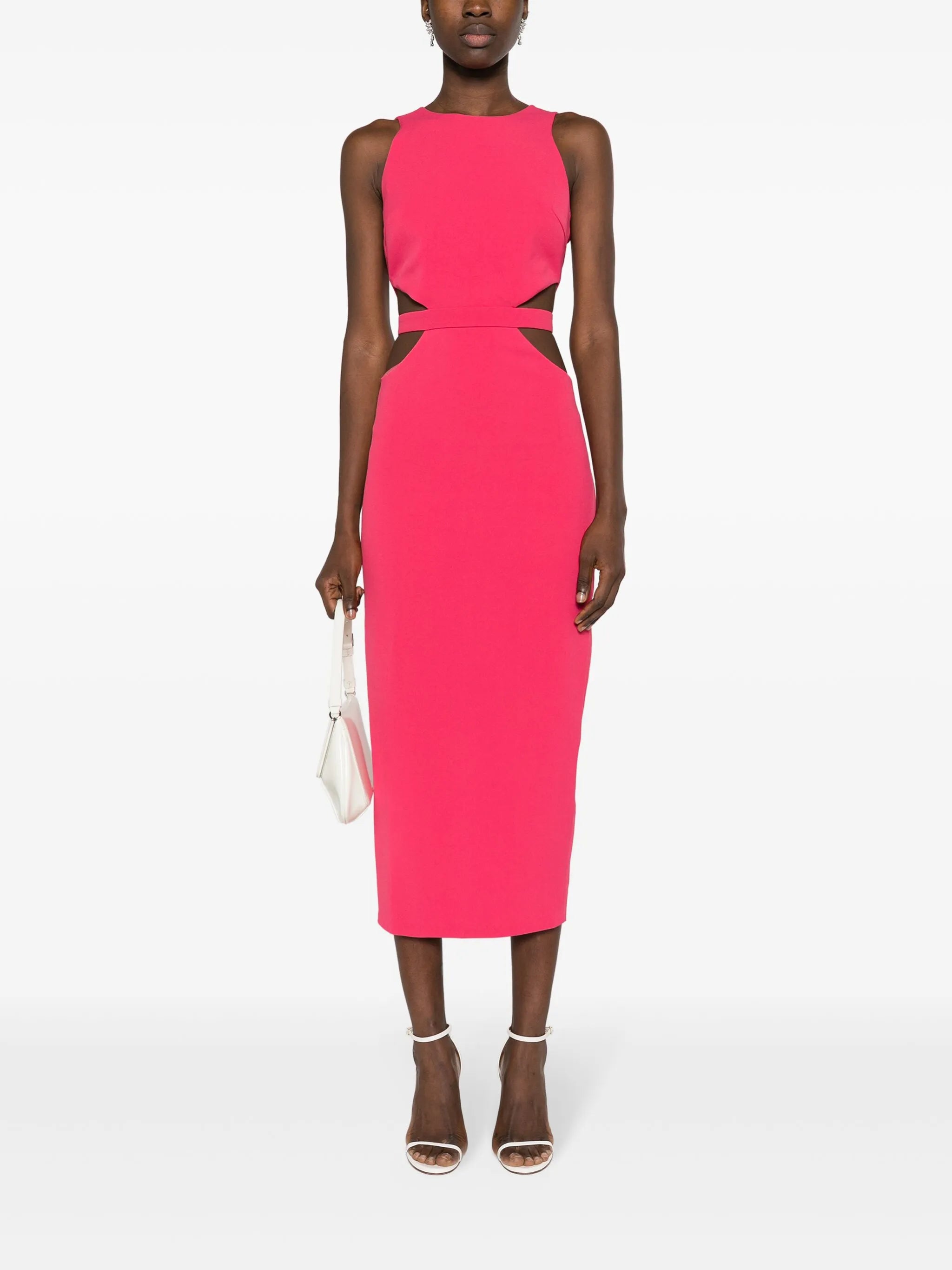 Jerry crepe midi dress