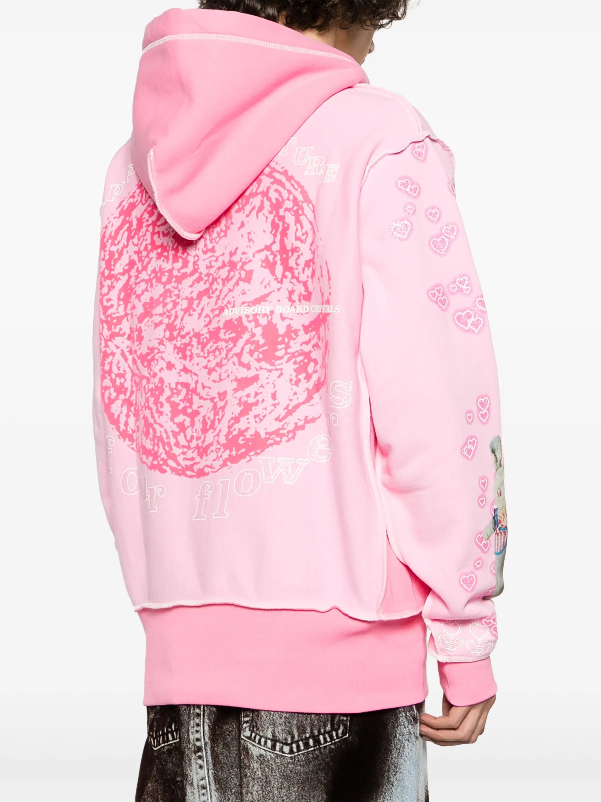 Flowers Forever graphic-print hoodie