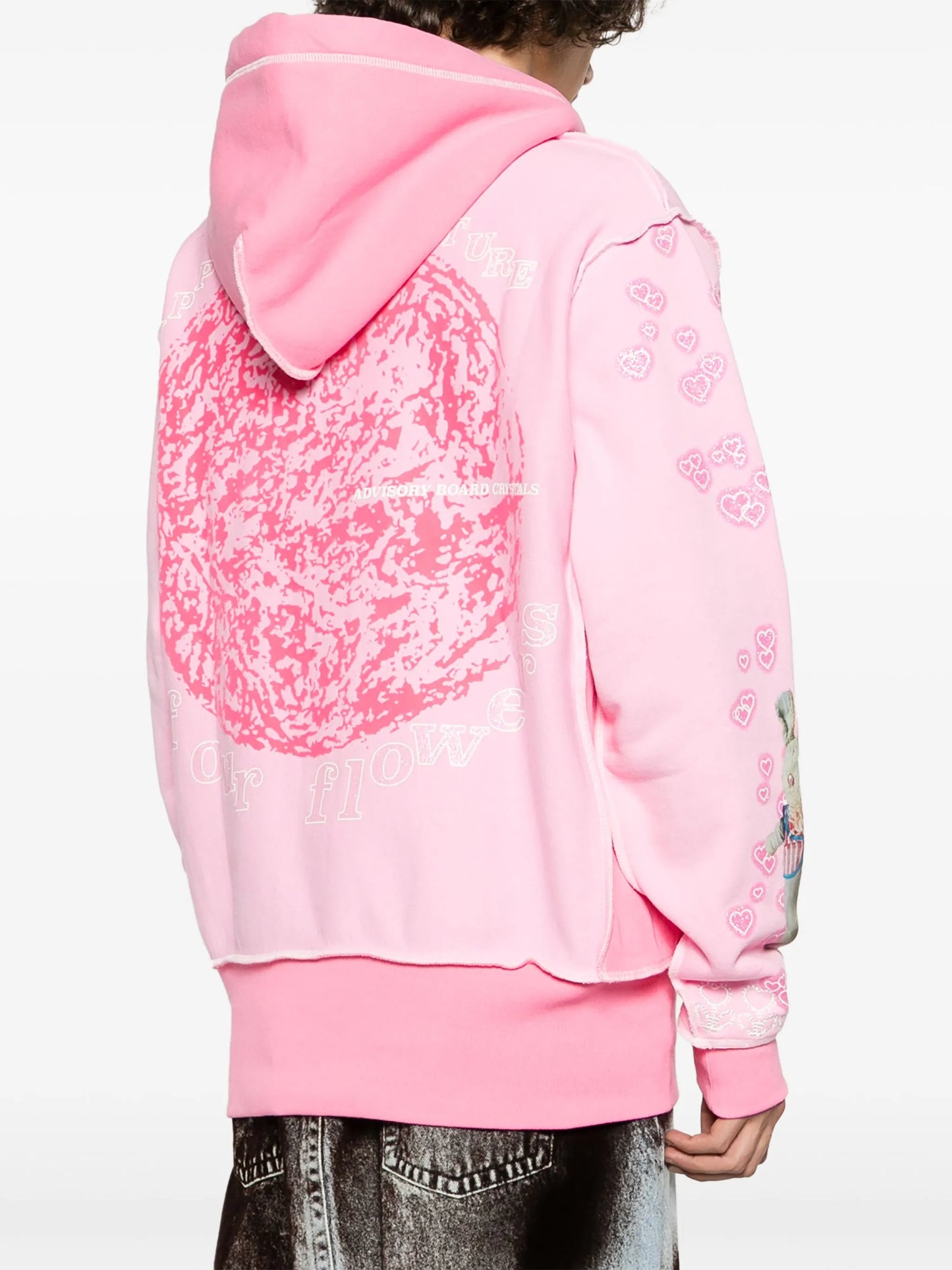 Flowers Forever graphic-print hoodie