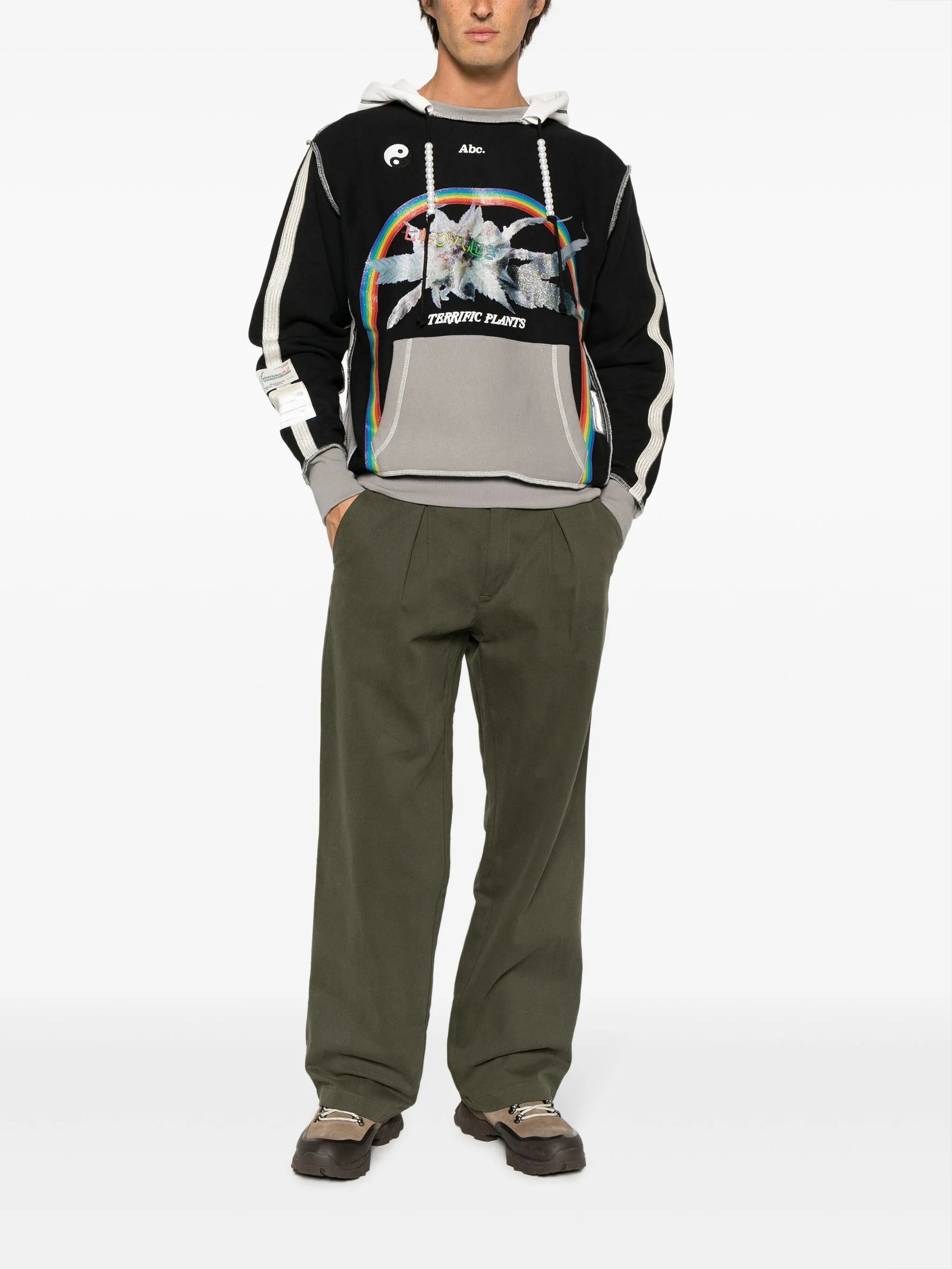 Terrific Plants graphic-print hoodie