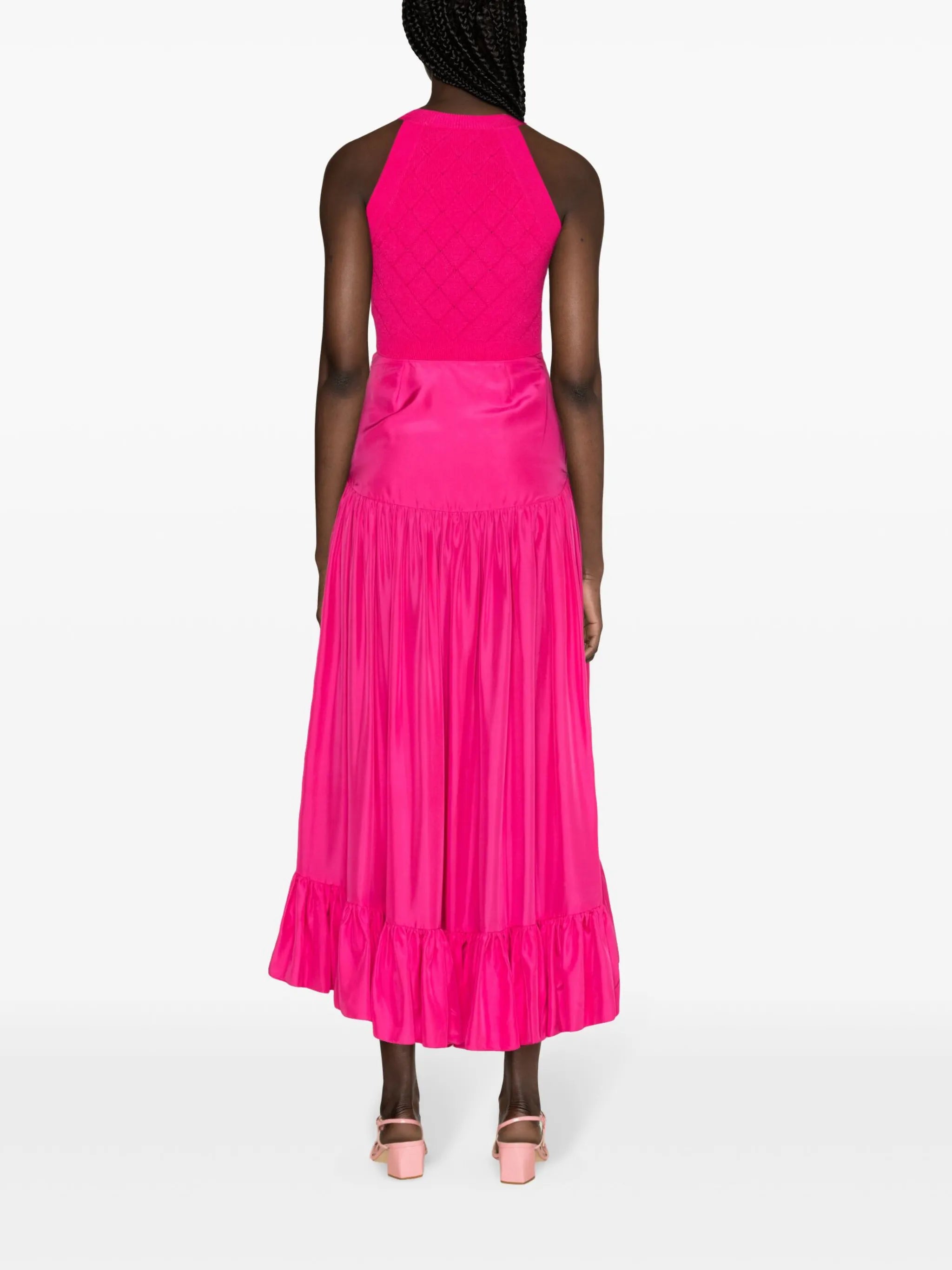 Maria silk maxi skirt