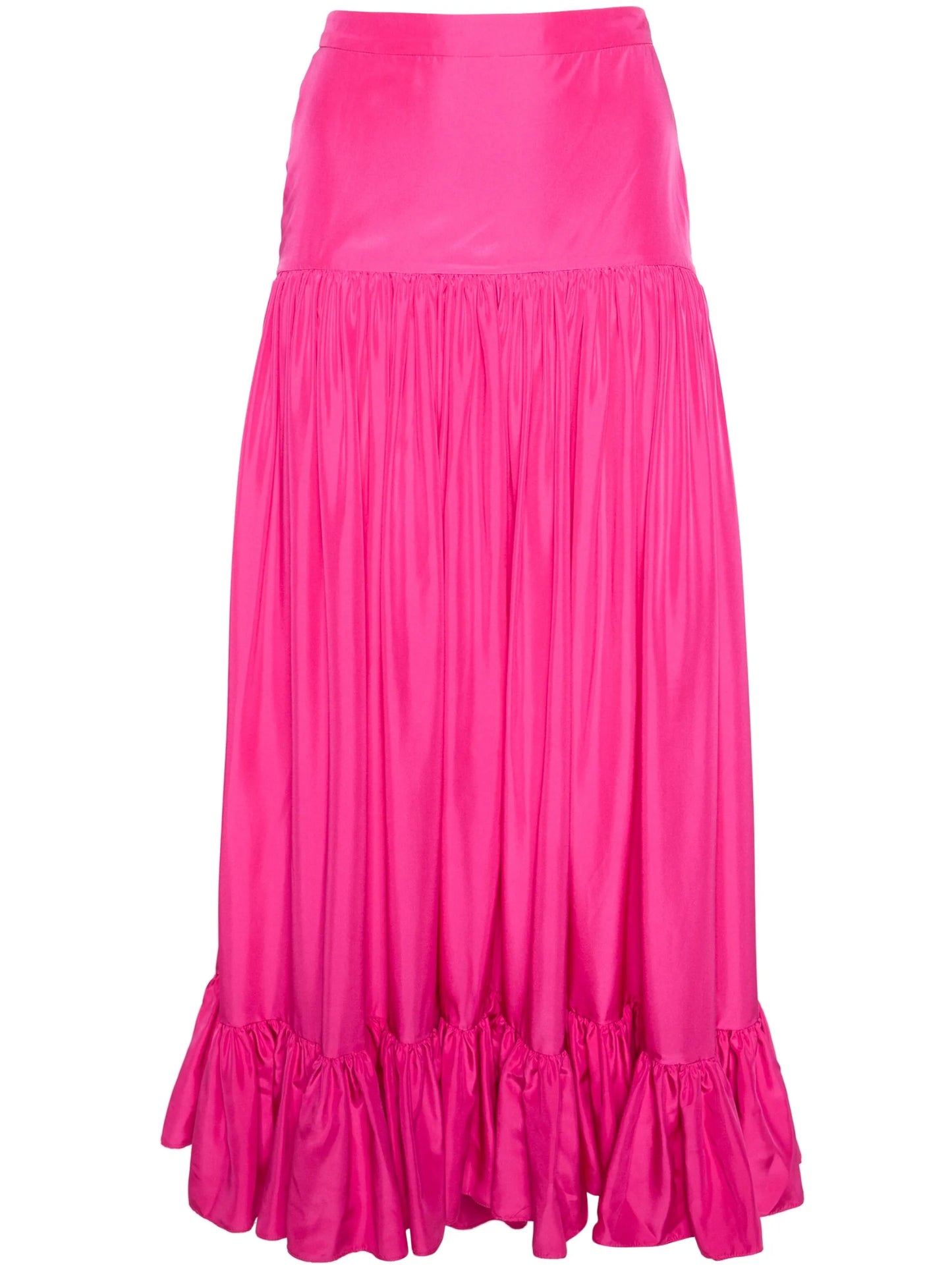 Maria silk maxi skirt