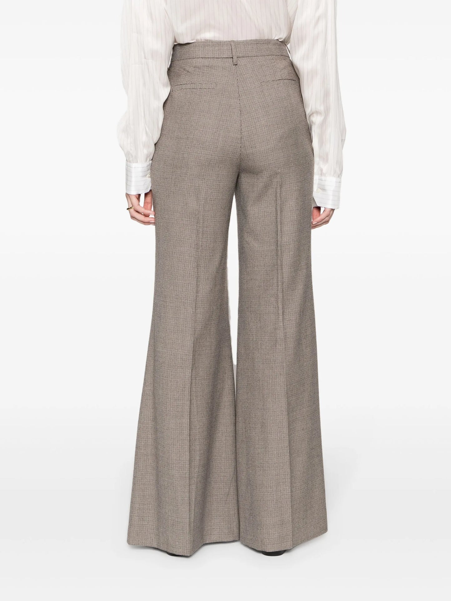 Steve flared wool trousers