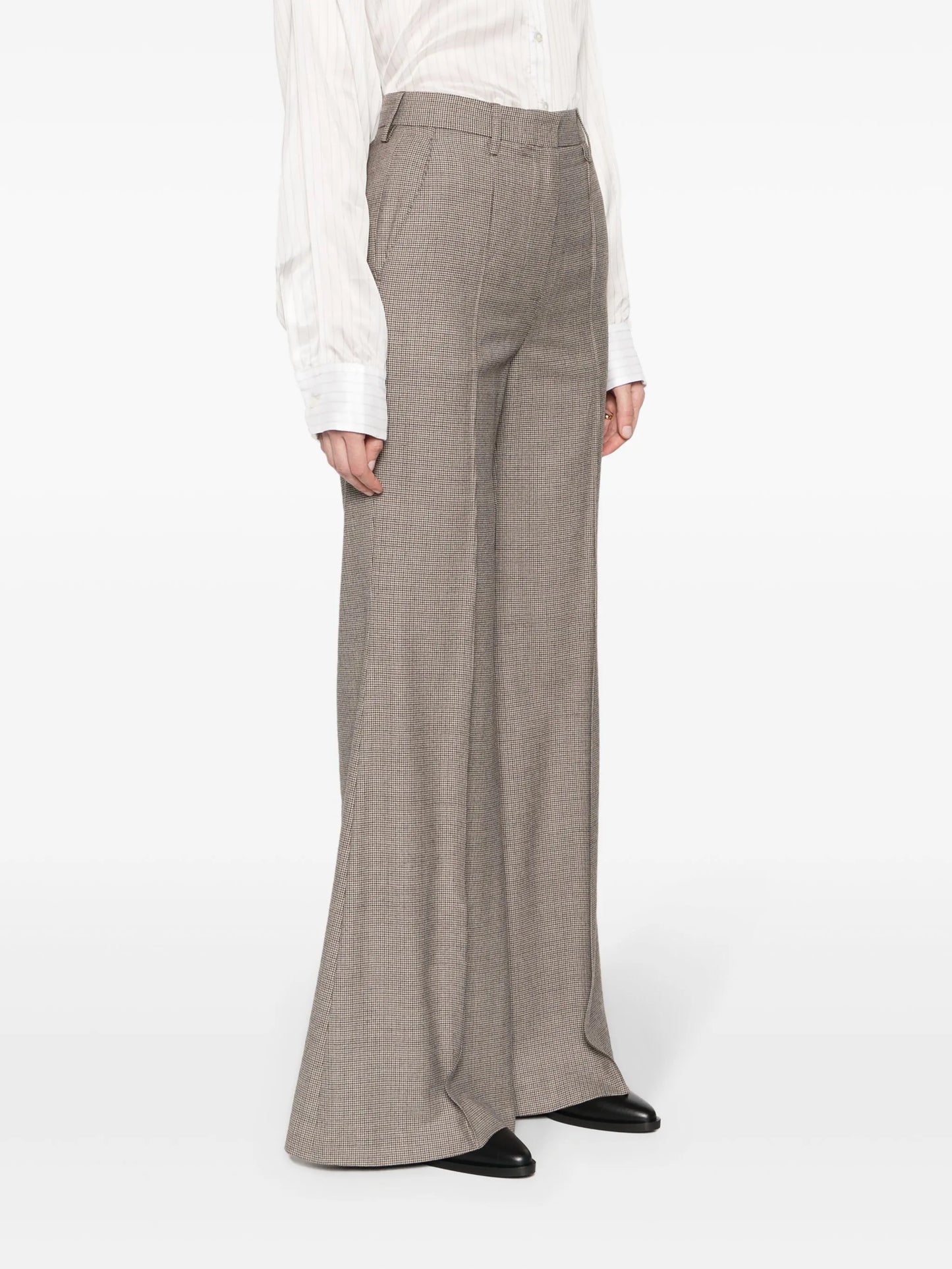 Steve flared wool trousers