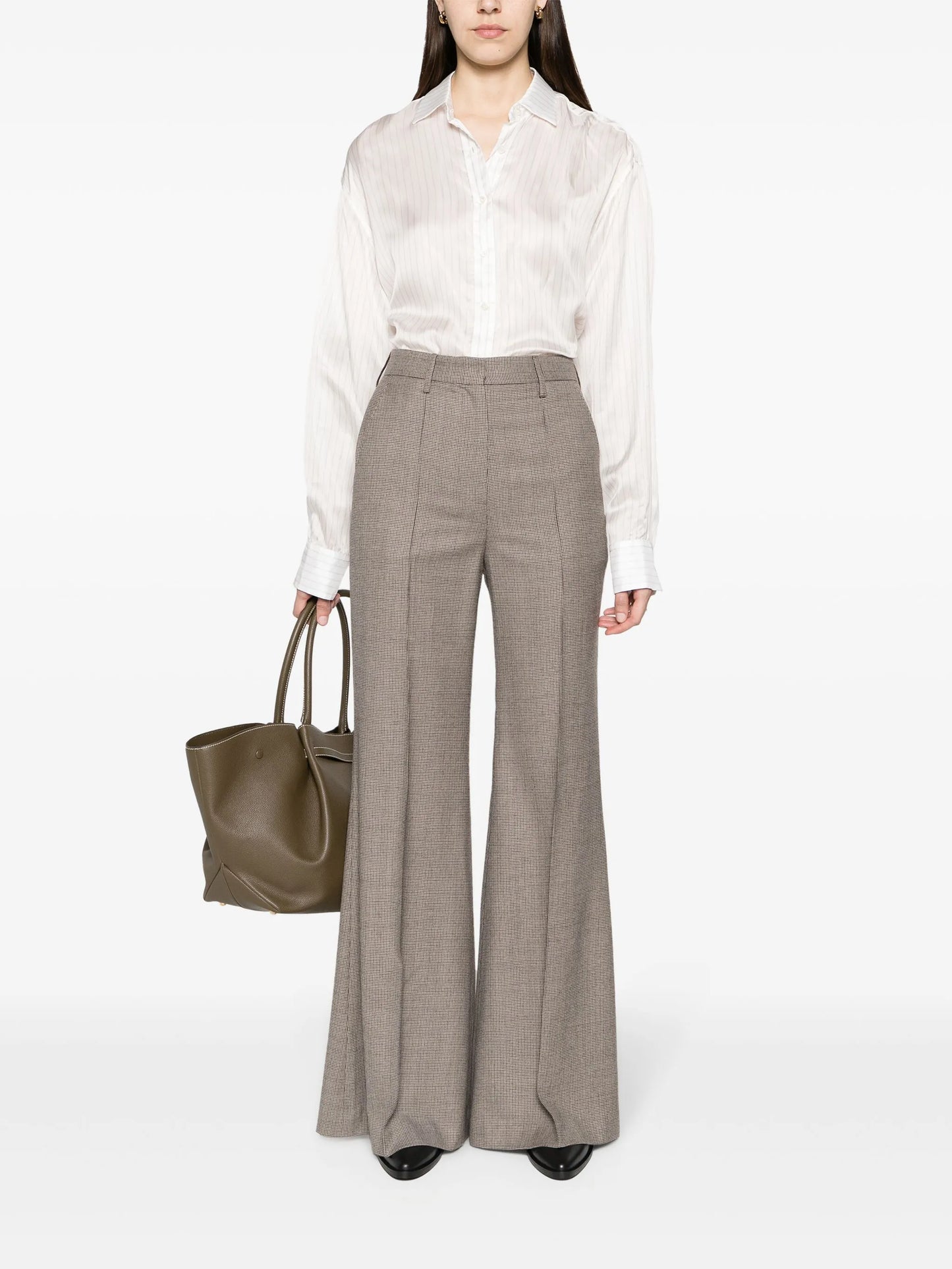 Steve flared wool trousers