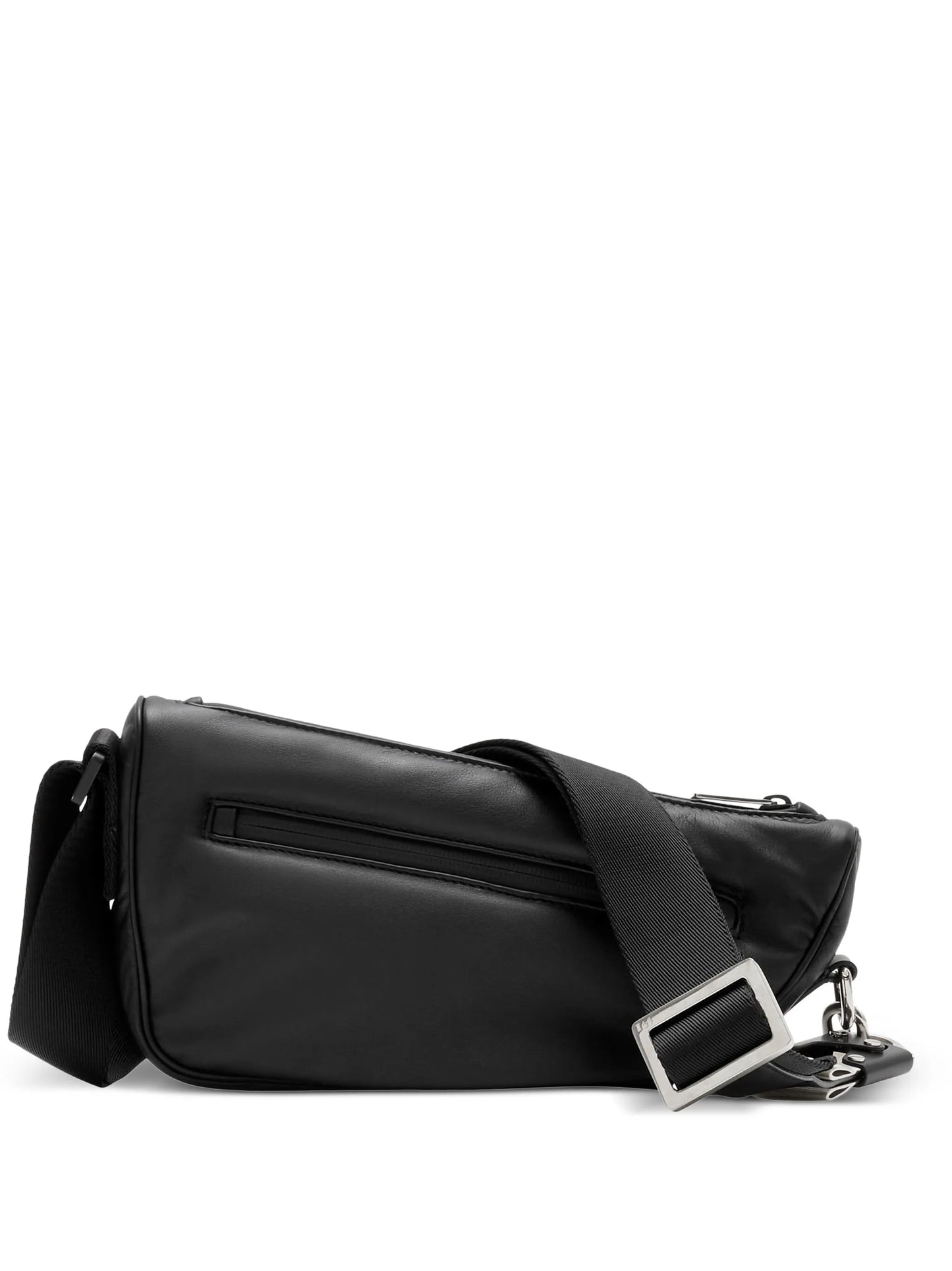 Shield zipped crossbody bag