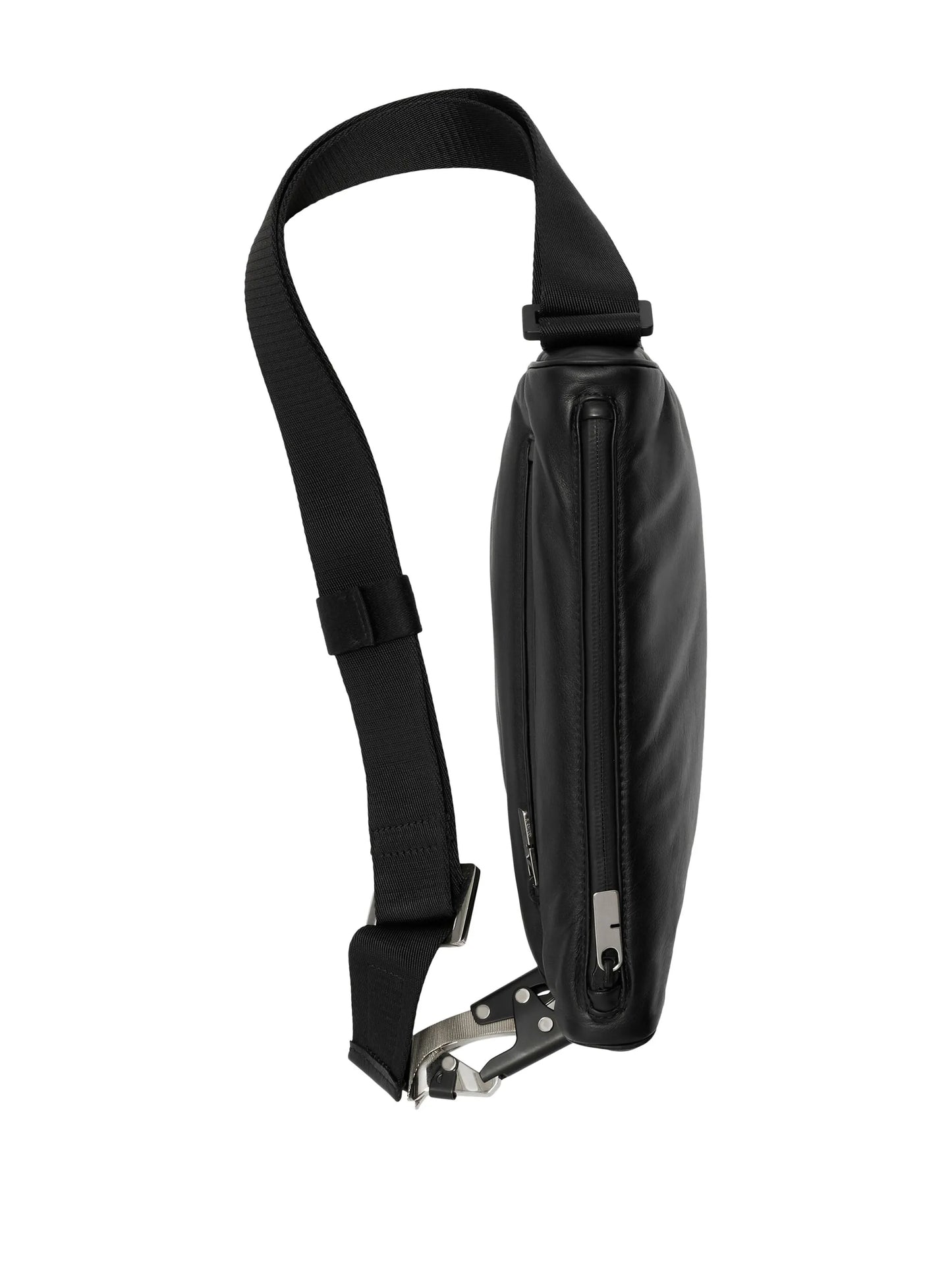 Shield zipped crossbody bag