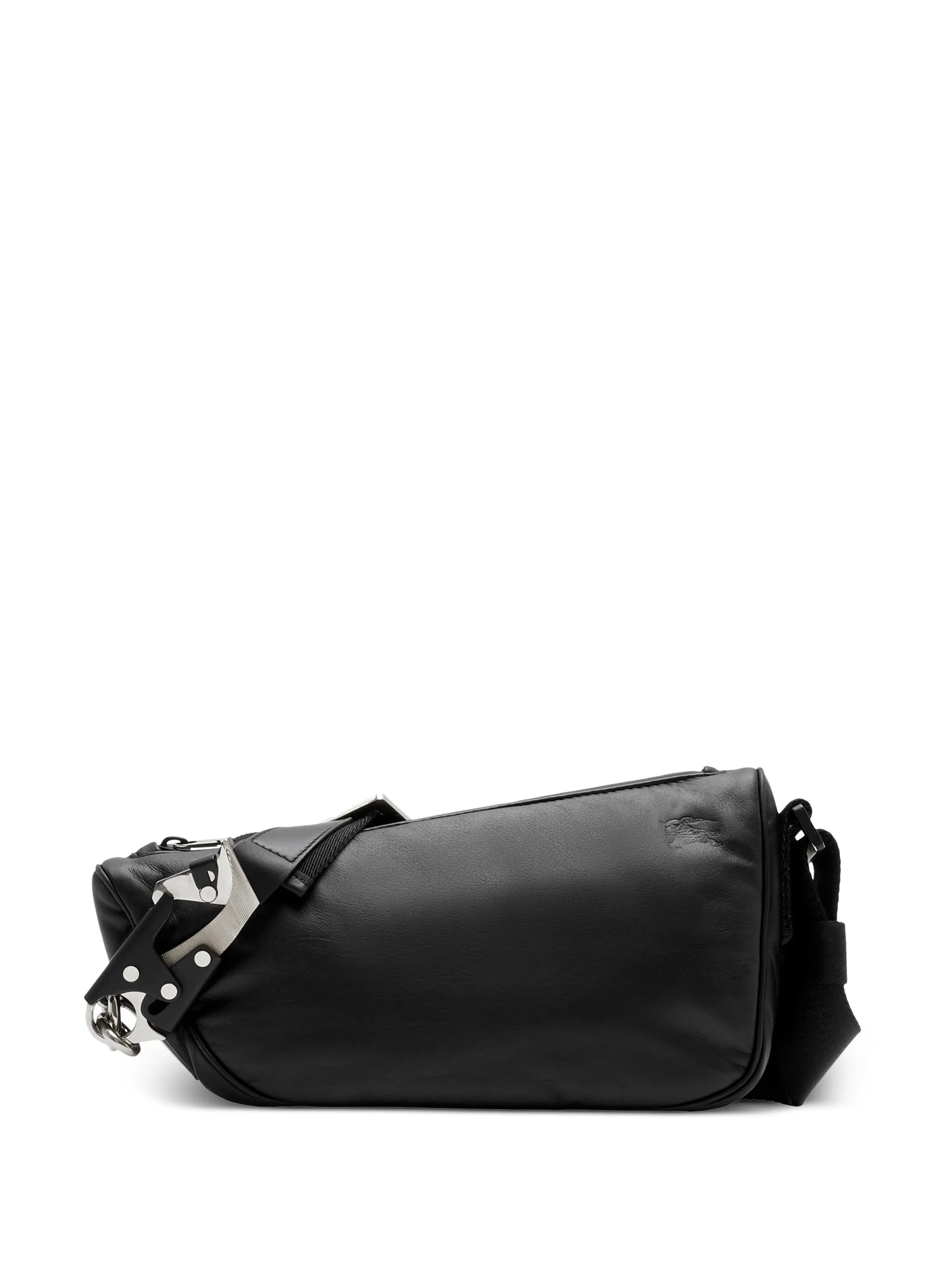 Shield zipped crossbody bag
