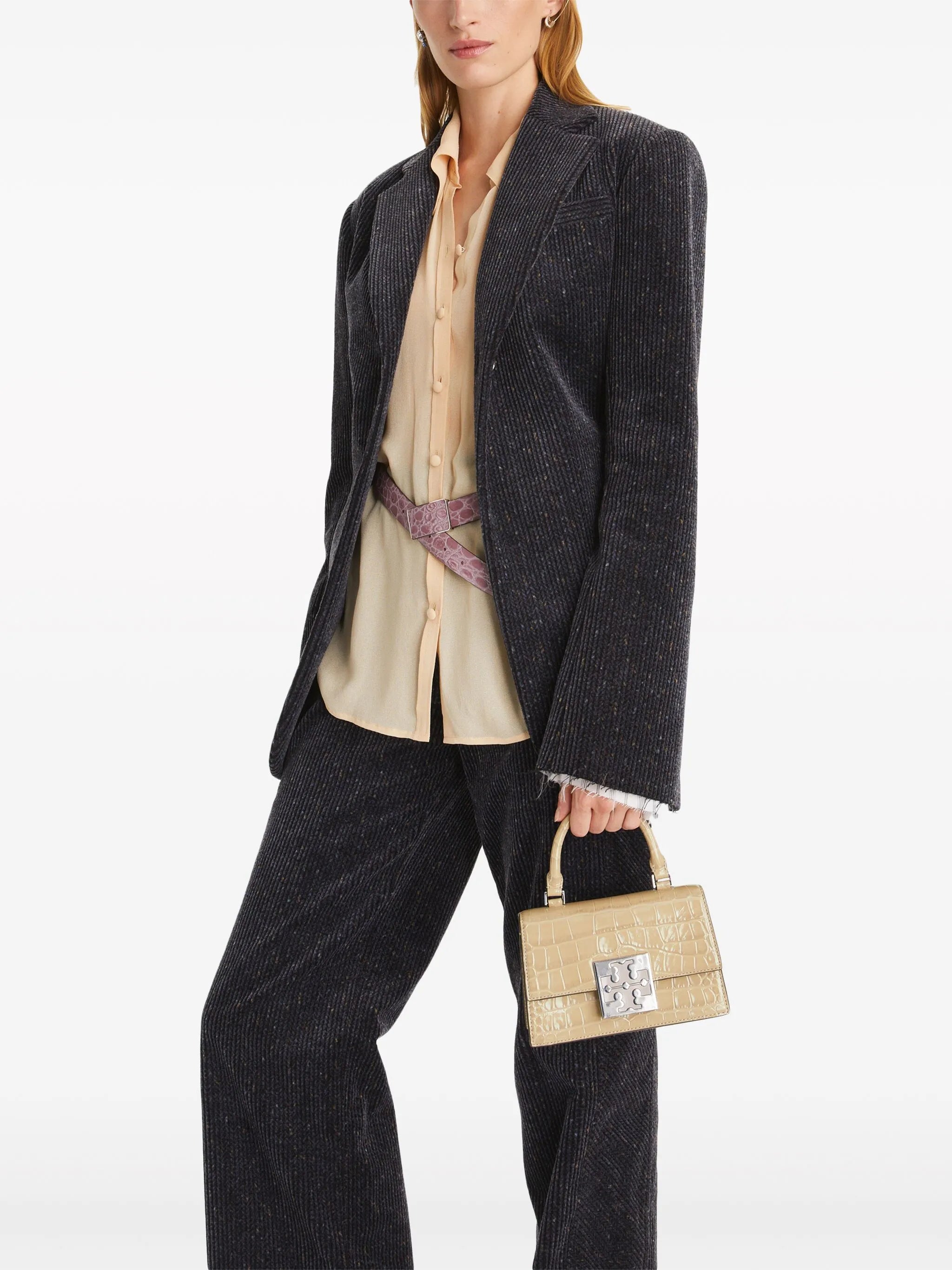 mini Bon Bon crocodile-embossed tote bag